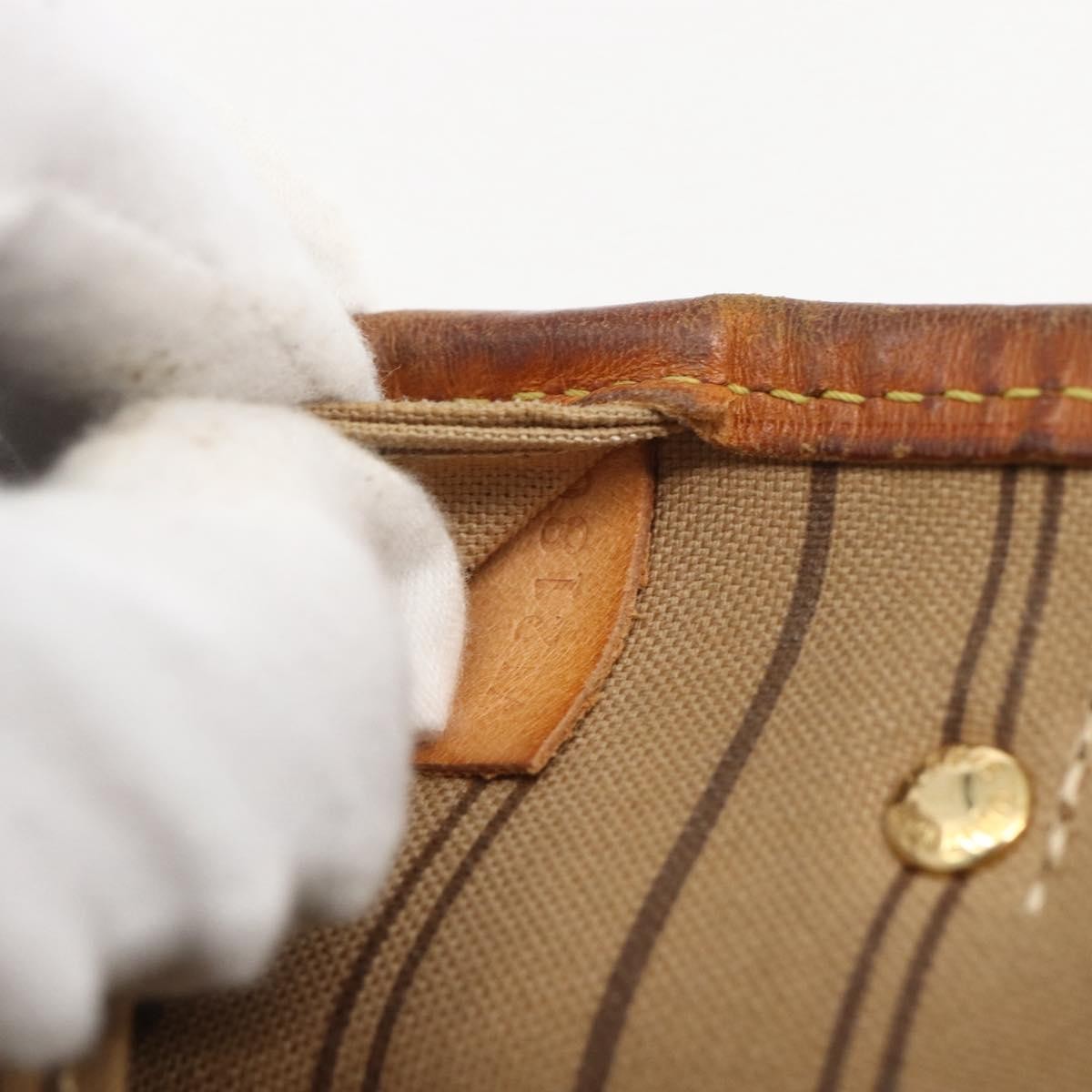 Louis Vuitton Neverfull Monogram Canvas Brown Canvas Tote Bag Bag (Pre-Owned)