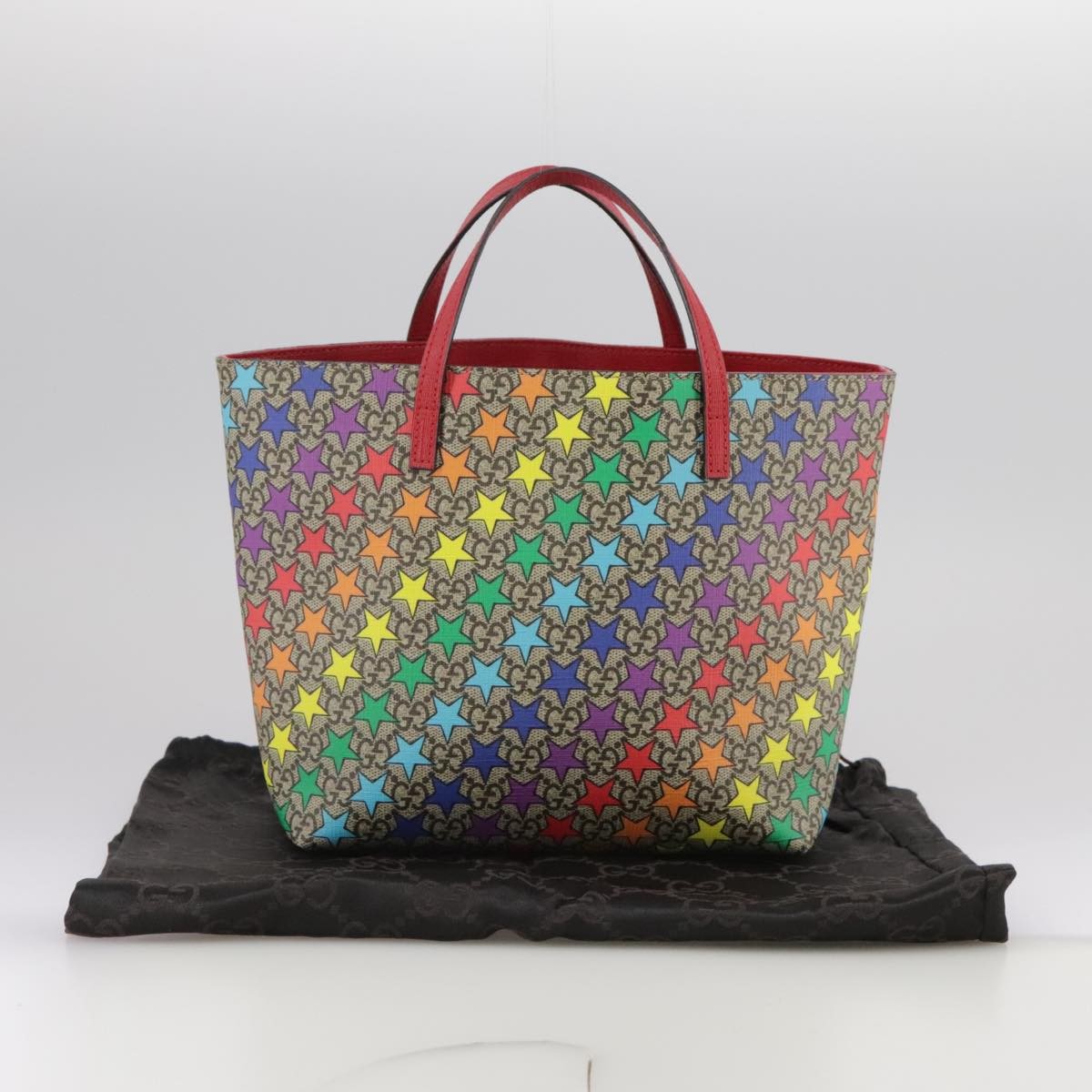 Gucci Children's Printed Coated Canvas Multicolour Canvas Tote Bag Bag (Pre-Owned)