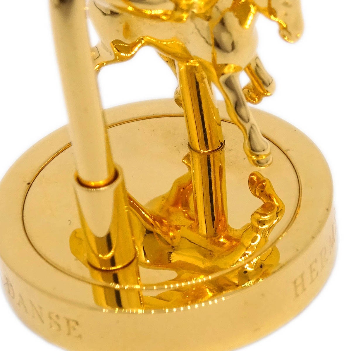 Hermes Pegasus Cadena Lock Charm Metal Gold Gold_Plated Charms And Keychains Accessory (Pre-Owned)