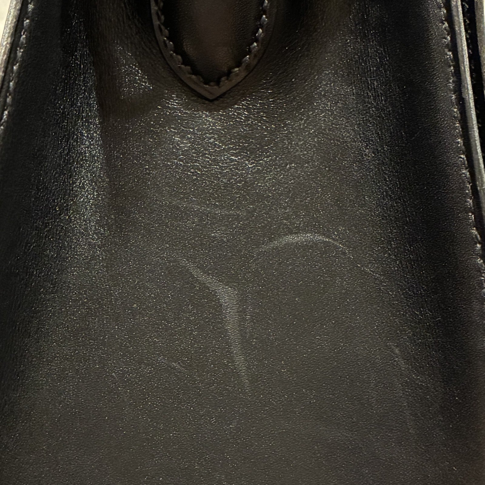 Hermes Kelly Sport Box Calf Black Leather Shoulder Bag Bag (Pre-Owned)
