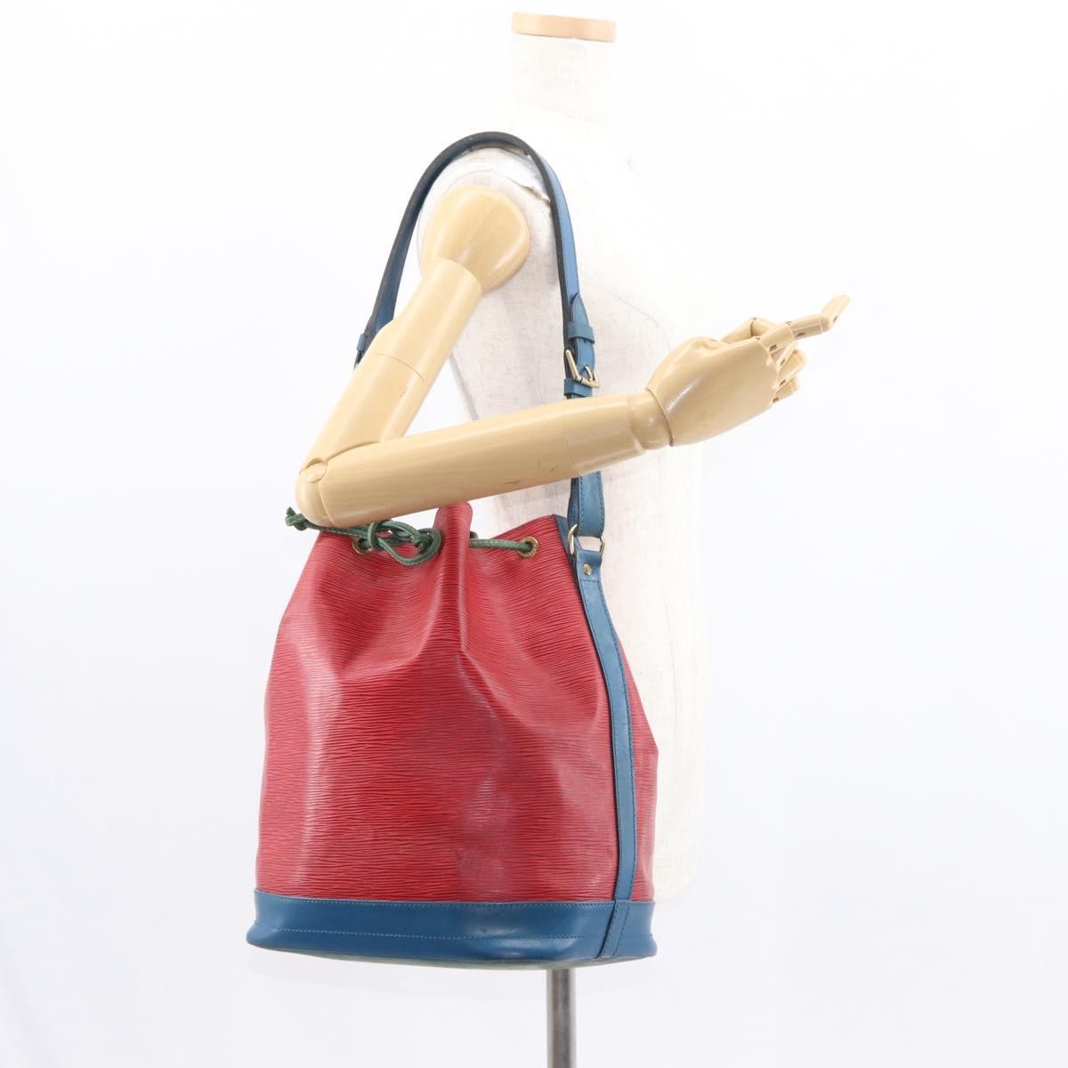 Louis Vuitton Tricolor Noe Epi Leather Red Leather Shoulder Bag Bag (Pre-Owned)