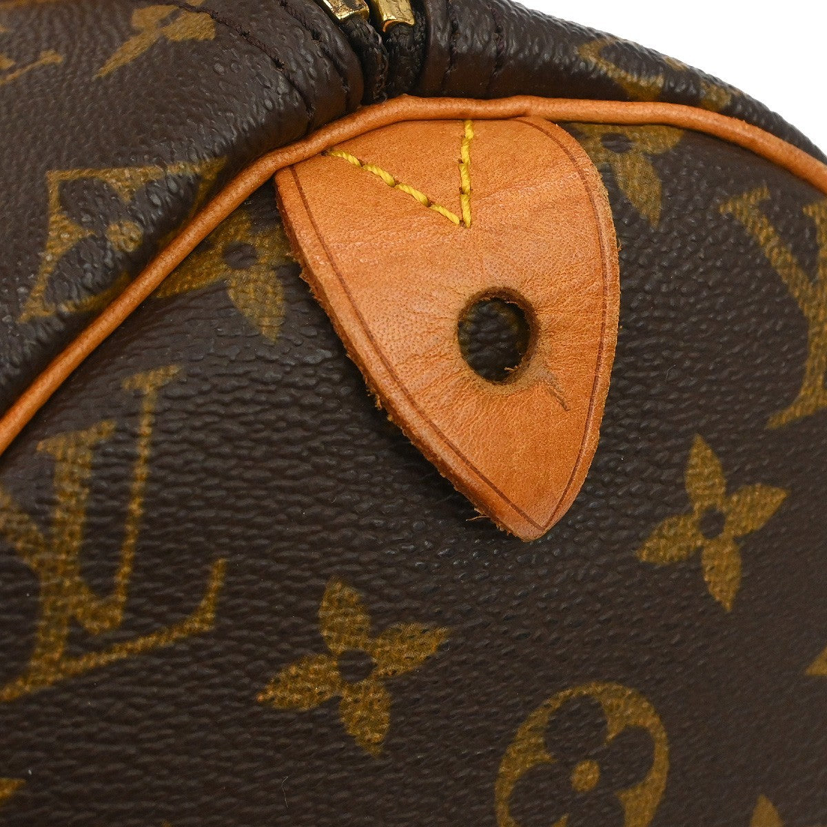 Louis Vuitton Speedy Monogram Brown Canvas Handbag (Pre-Owned)