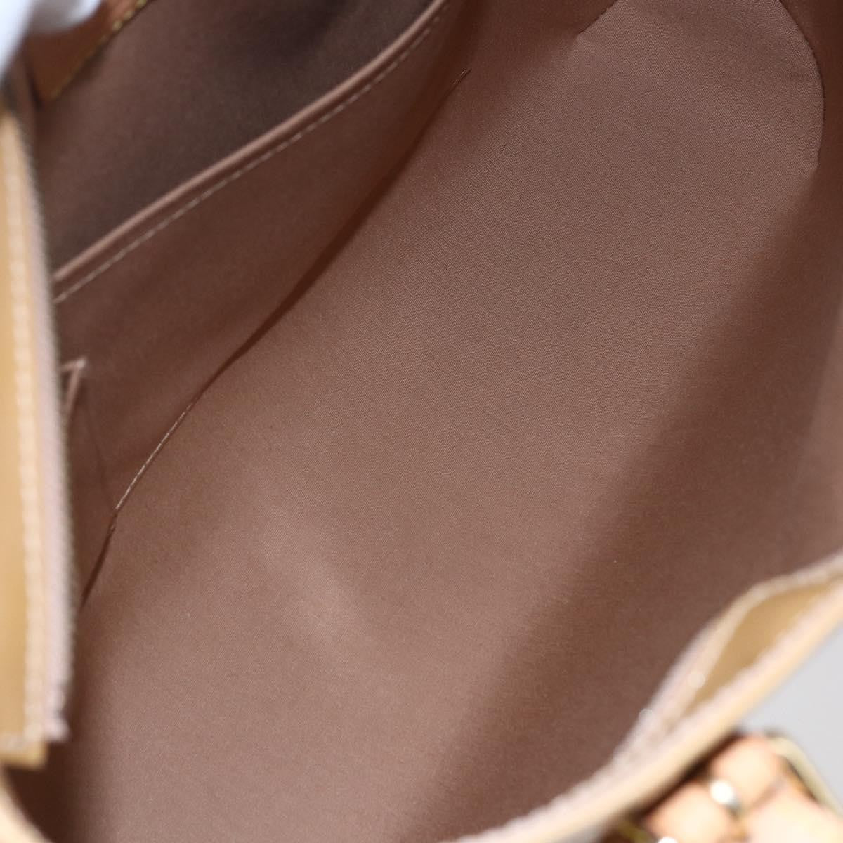 Louis Vuitton Brentwood Monogram Vernis Brown Patent_Leather Bag (Pre-Owned)