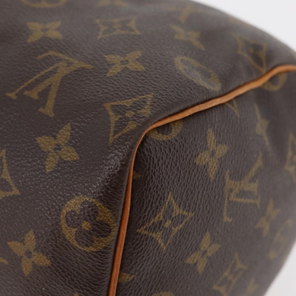Louis Vuitton Speedy Monogram Canvas Brown Canvas Handbag (Pre-Owned)