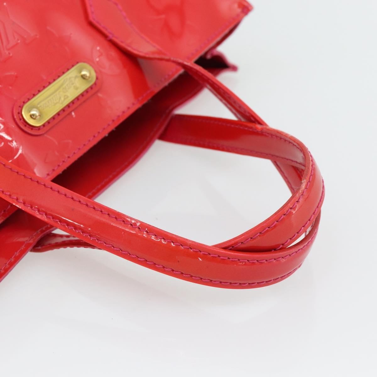 Louis Vuitton Wilshire Monogram Vernis Pink Patent_Leather Handbag (Pre-Owned)