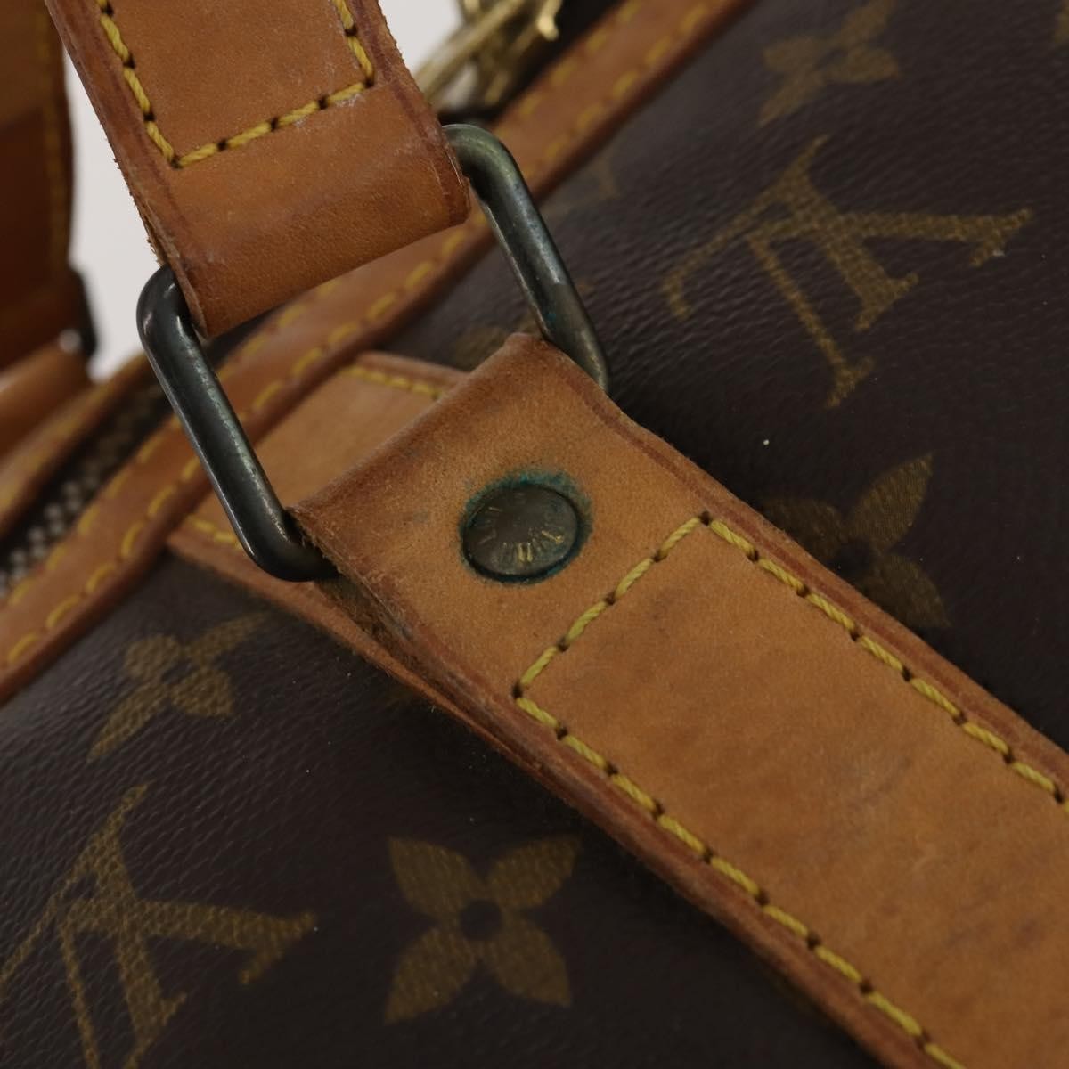 Louis Vuitton Sac Souple Monogram Canvas Brown Canvas Travel Bag Bag (Pre-Owned)