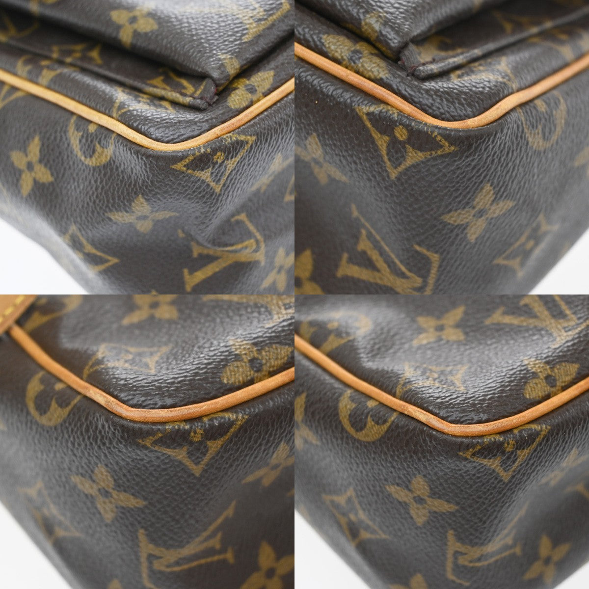 Louis Vuitton Viva Cite Monogram Canvas Brown Canvas Shoulder Bag Bag (Pre-Owned)