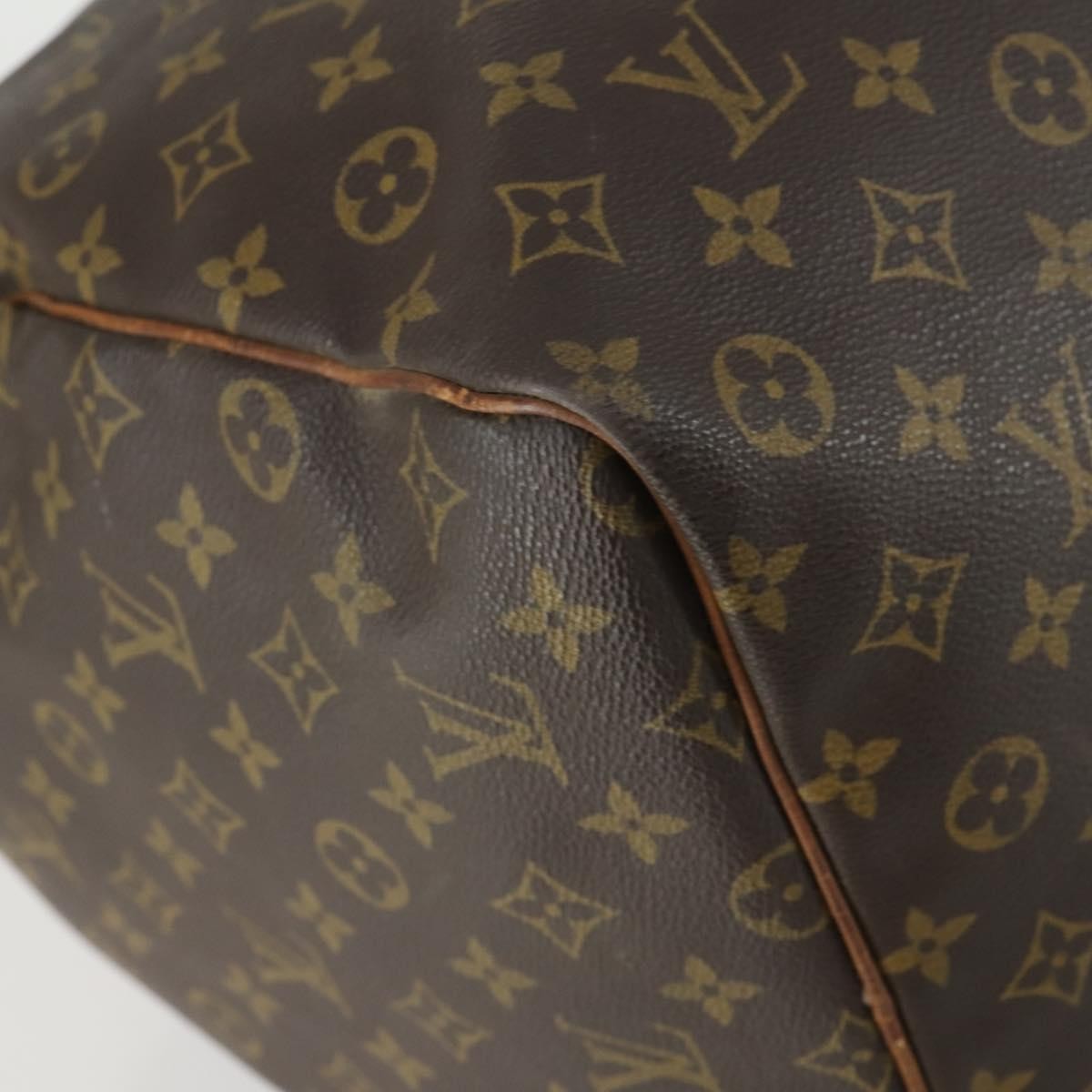 Louis Vuitton Keepall Monogram Canvas Brown Canvas Travel Bag Bag (Pre-Owned)