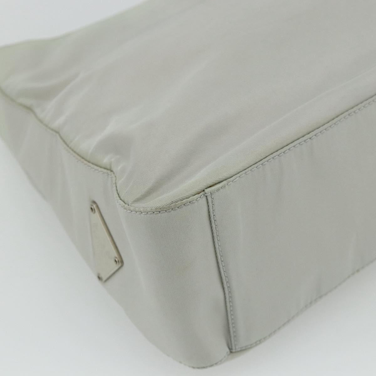 Prada Resin Handle Tessuto Clear Nylon Shoulder Bag Bag (Pre-Owned)