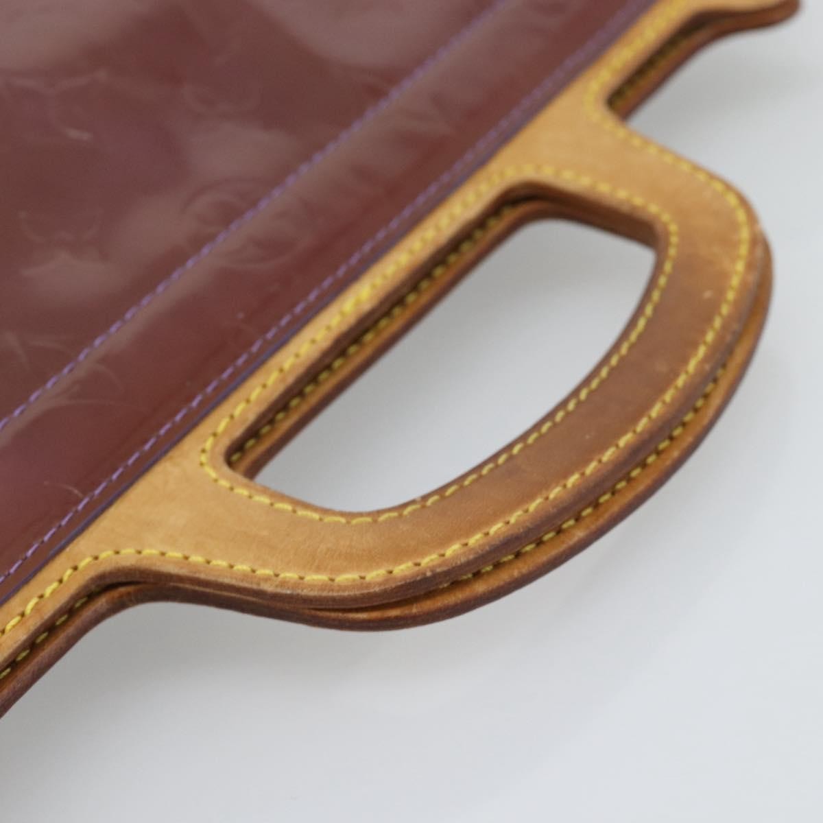 Louis Vuitton Stanton Monogram Vernis Purple Patent_Leather Tote Bag Bag (Pre-Owned)