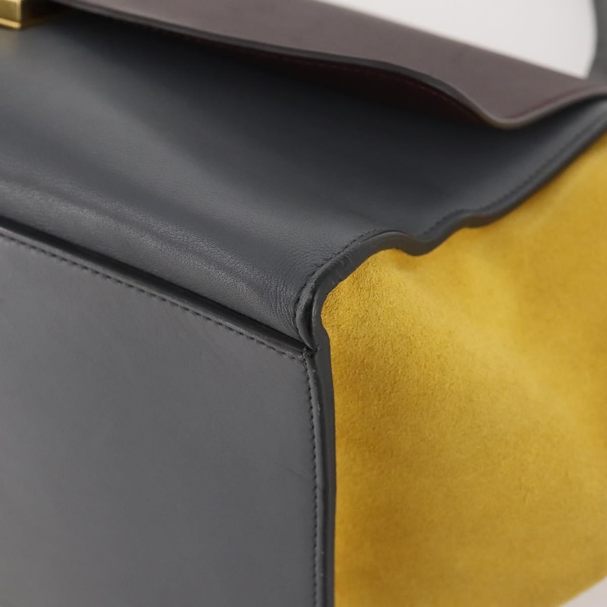 Celine Tricolor Trapeze Leather Multicolour Leather Handbag (Pre-Owned)