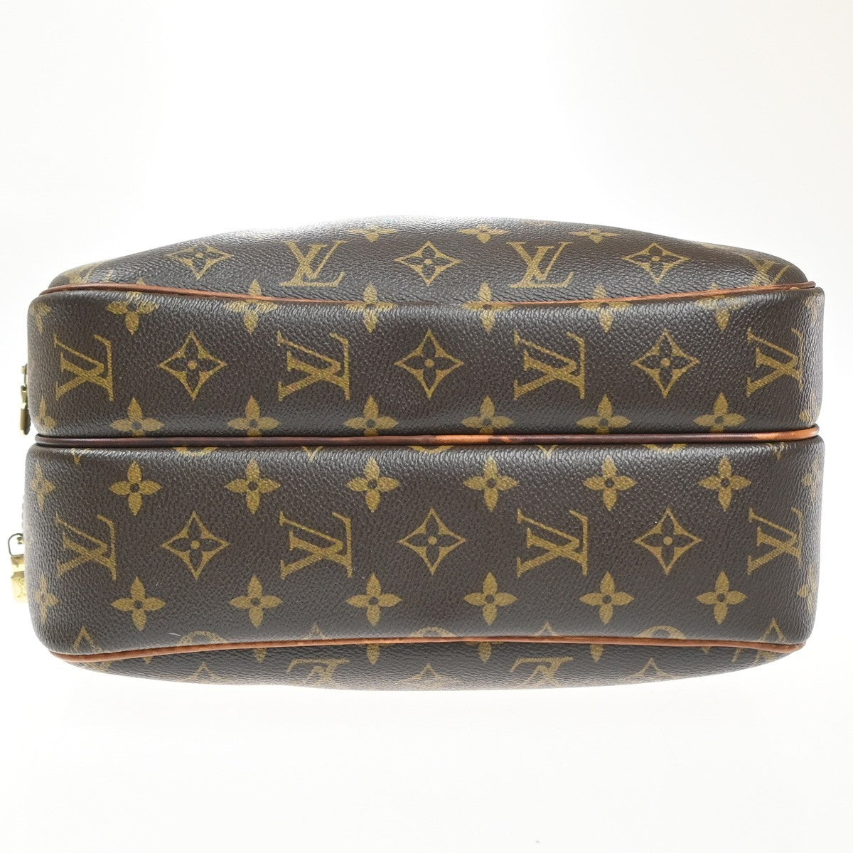 Louis Vuitton Reporter Monogram Canvas Brown Canvas Shoulder Bag Bag (Pre-Owned)
