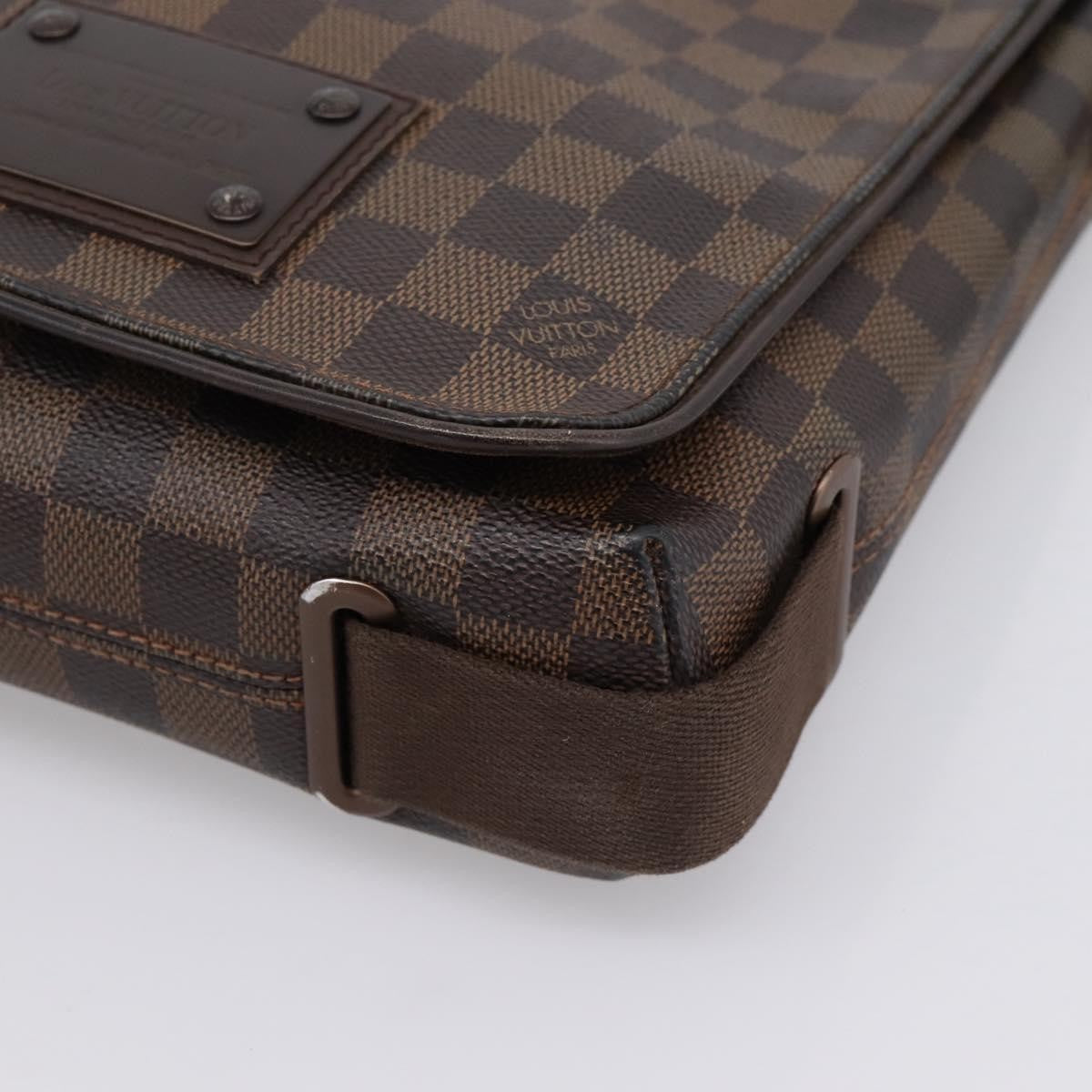 Louis Vuitton Brooklyn Damier Brown Canvas Shoulder Bag Bag (Pre-Owned)