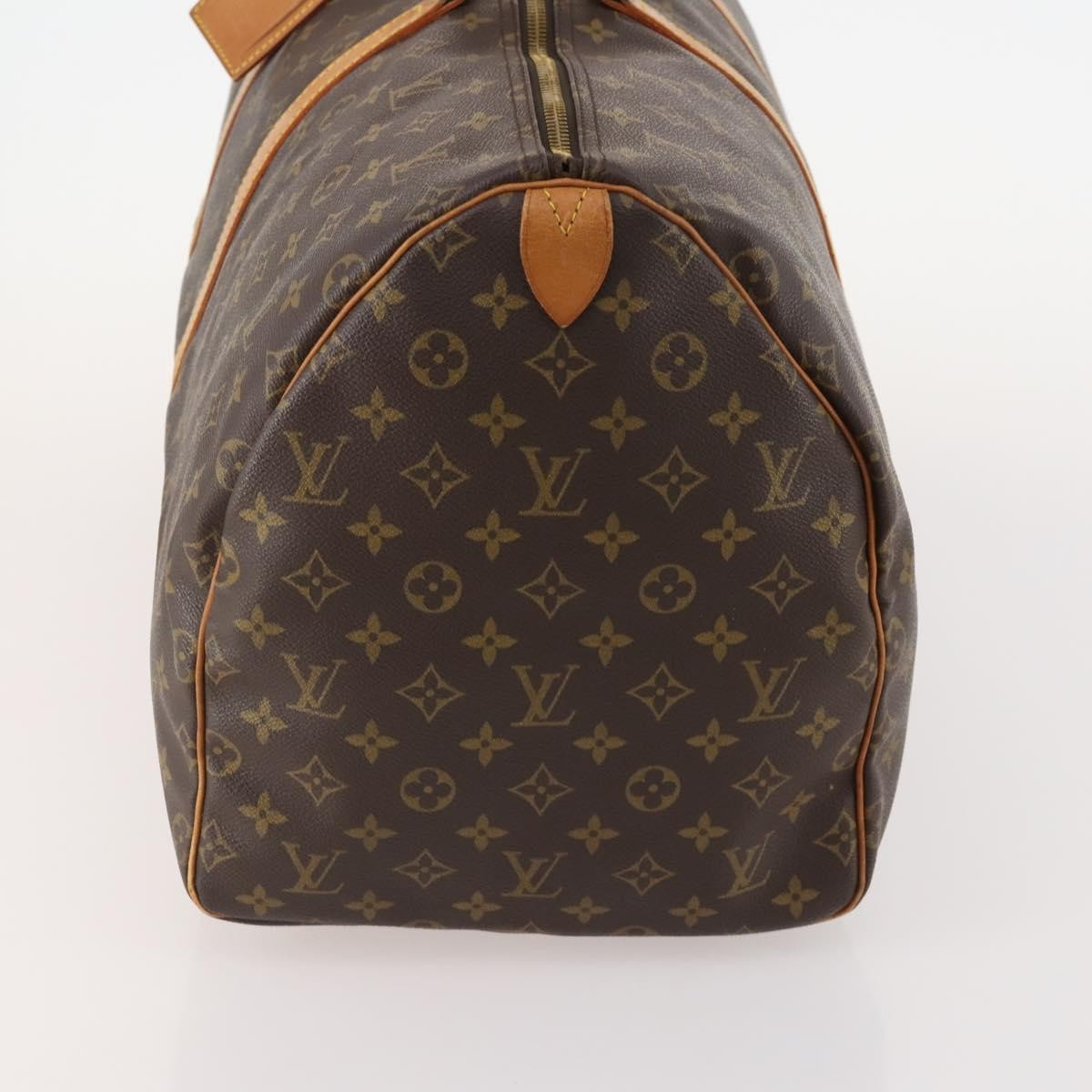 Louis Vuitton Keepall Monogram Canvas Brown Canvas Travel Bag Bag (Pre-Owned)