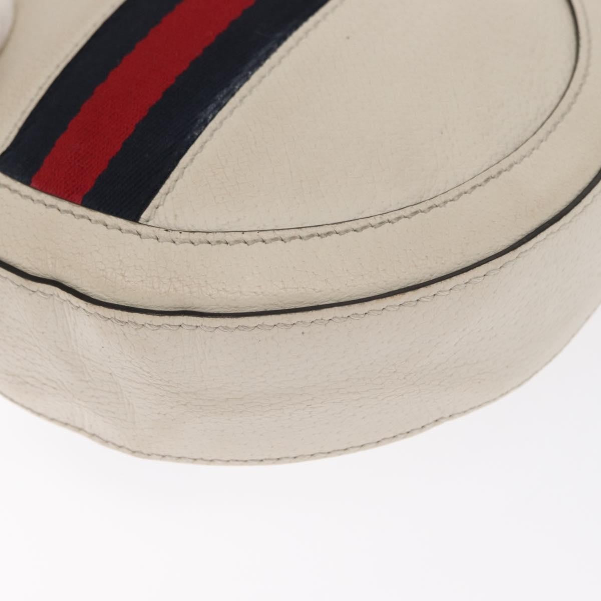 Gucci Gg Marmont Matelasse Leather White Leather Shoulder Bag Bag (Pre-Owned)