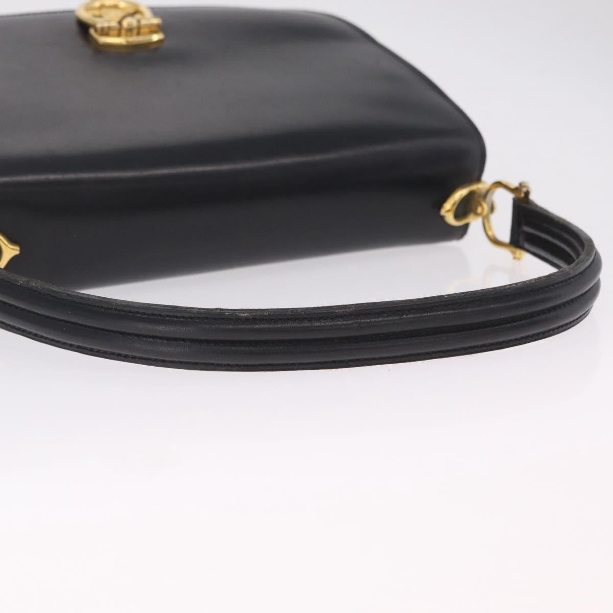 Celine Handbag Leather Black Leather Handbag (Pre-Owned)