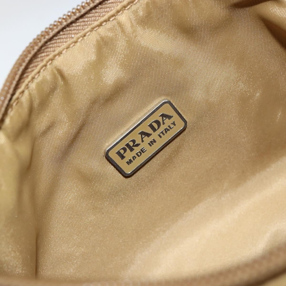 Prada Re-Edition 2000 Hobo Tessuto Beige Nylon Shoulder Bag Bag (Pre-Owned)