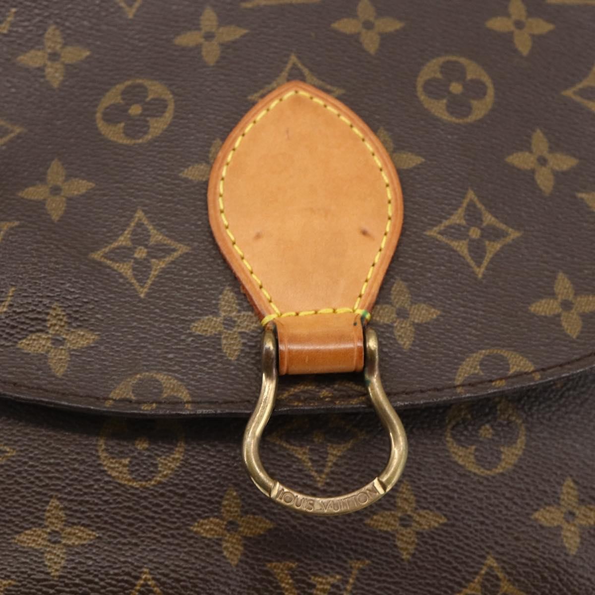 Louis Vuitton Saint Cloud Monogram Canvas Brown Canvas Handbag (Pre-Owned)