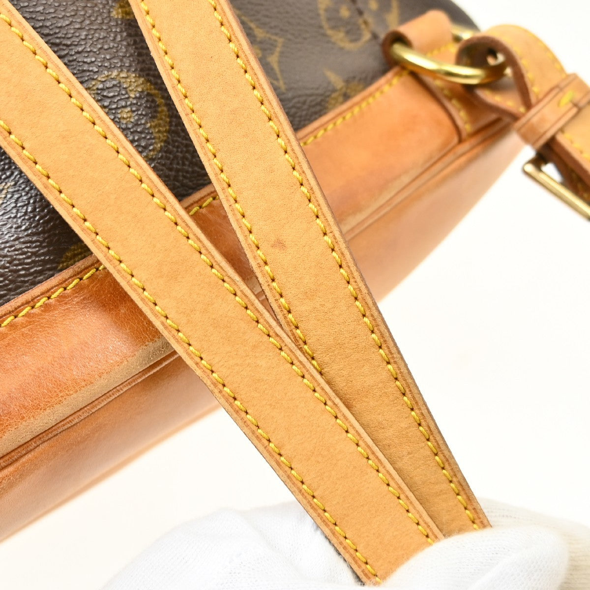 Louis Vuitton Montsouris Monogram Brown Canvas Backpack Bag (Pre-Owned)