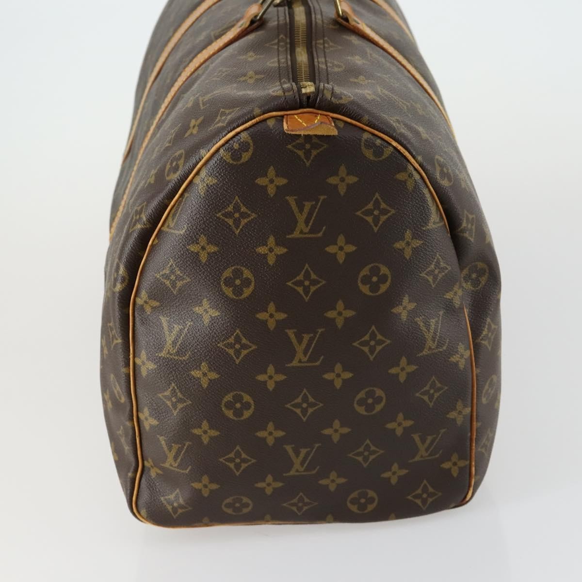 Louis Vuitton Keepall Monogram Canvas Brown Canvas Travel Bag Bag (Pre-Owned)
