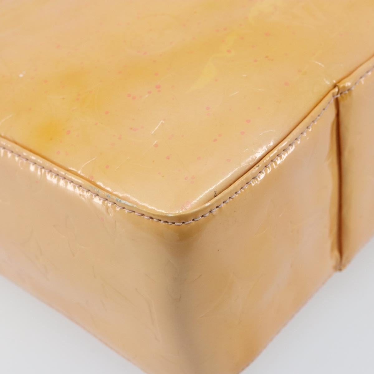 Louis Vuitton Columbus Monogram Vernis Beige Patent_Leather Tote Bag Bag (Pre-Owned)