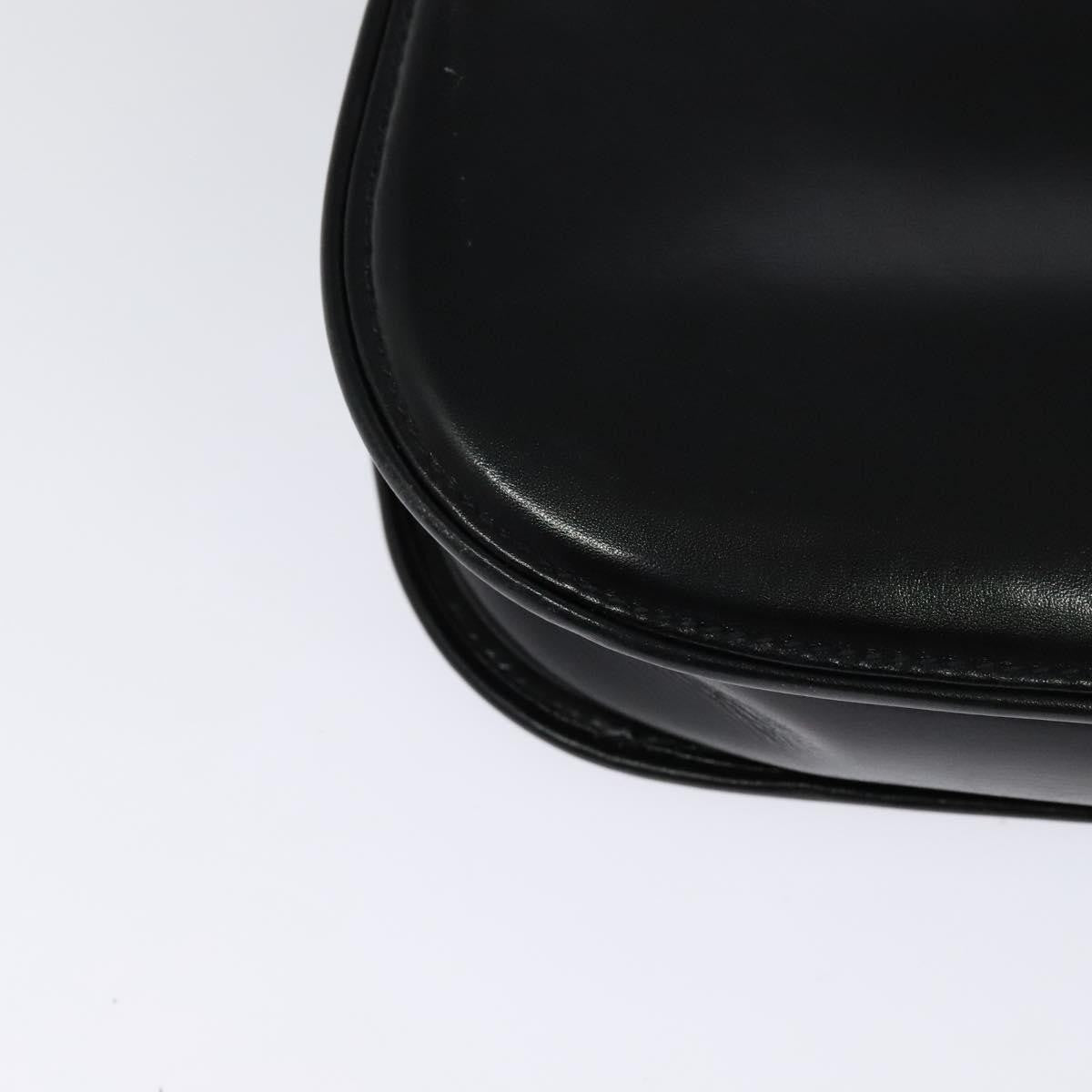 Gucci Vintage Leather Black Leather Shoulder Bag Bag (Pre-Owned)