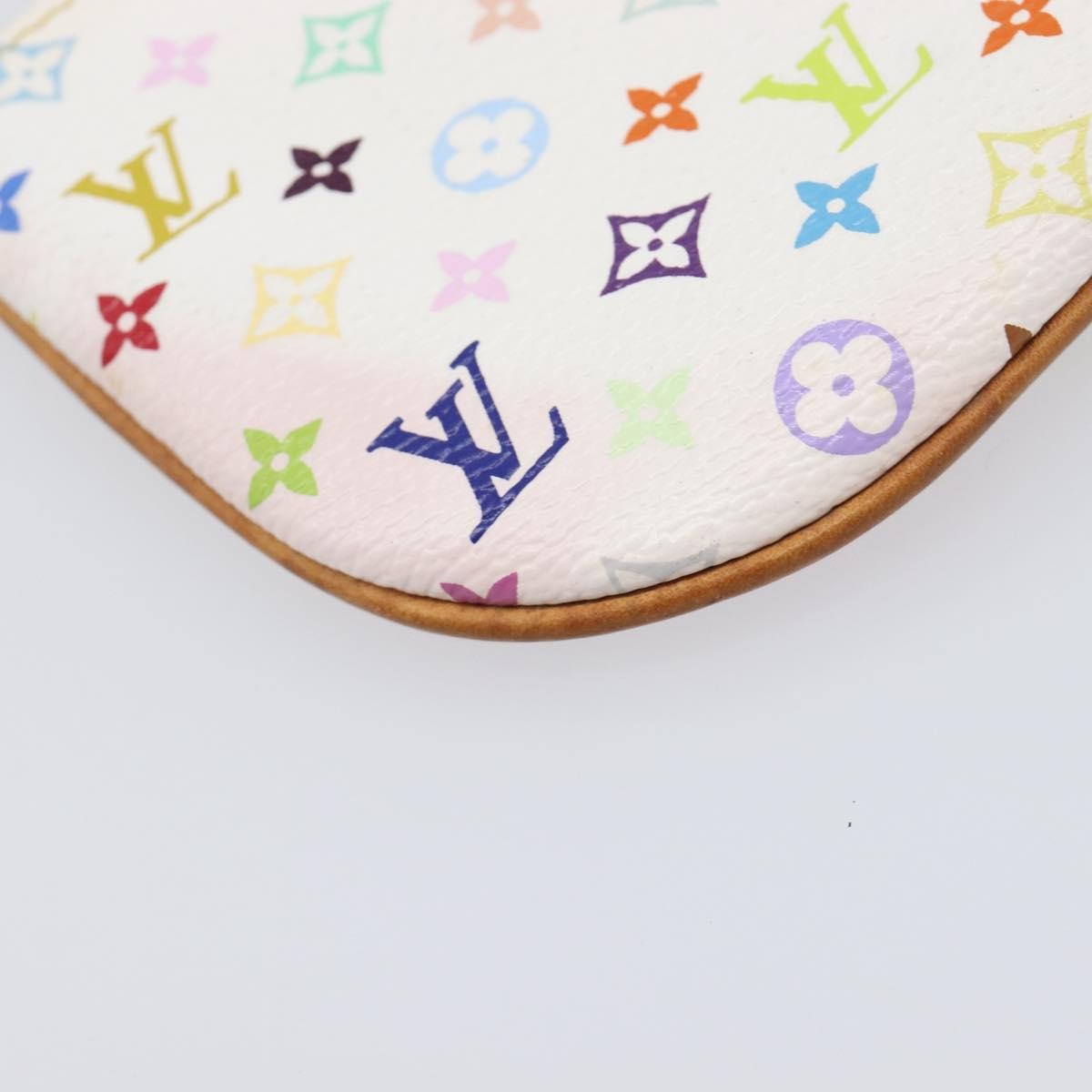 Louis Vuitton Pochette Plate Monogram Multicolor Multicolour Canvas Clutche & Pouche Bag (Pre-Owned)