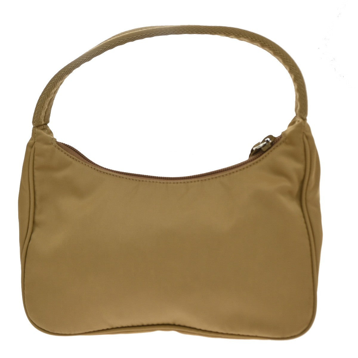 Prada Hobo Tessuto Beige Nylon Shoulder Bag Bag (Pre-Owned)