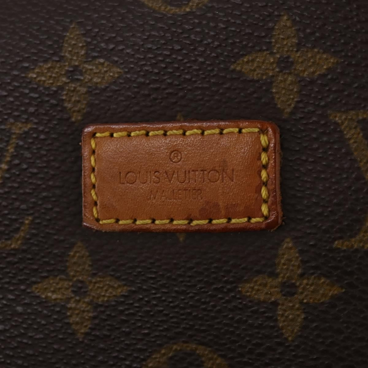 Louis Vuitton Saumur Monogram Canvas Brown Canvas Shoulder Bag Bag (Pre-Owned)