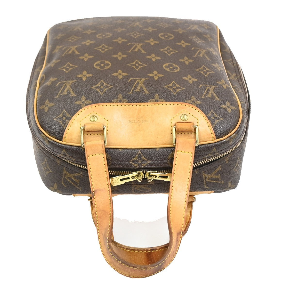 Louis Vuitton Excursion Monogram Canvas Brown Leather Handbag (Pre-Owned)