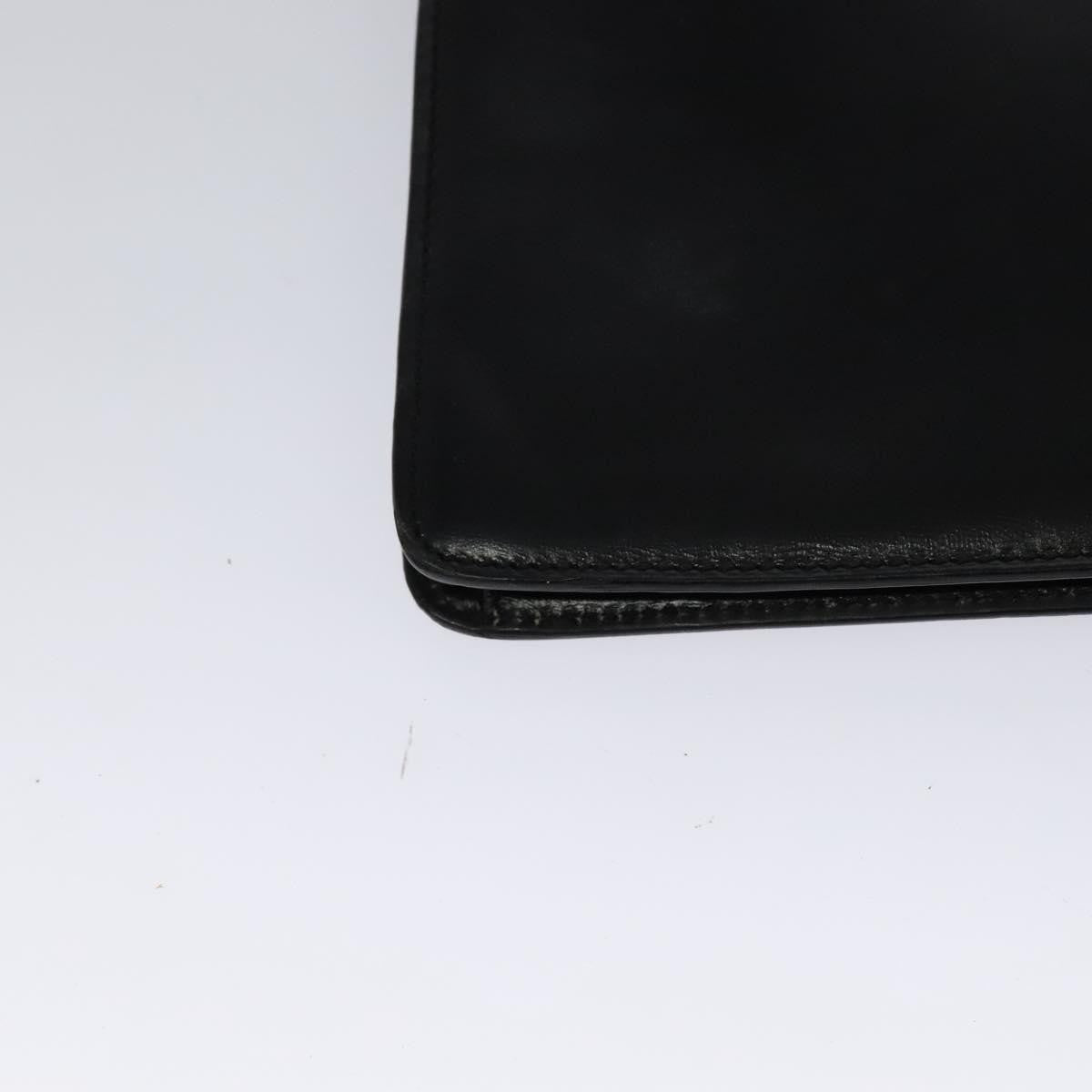 Celine Envelope Leather Black Leather Shoulder Bag Bag (Pre-Owned)