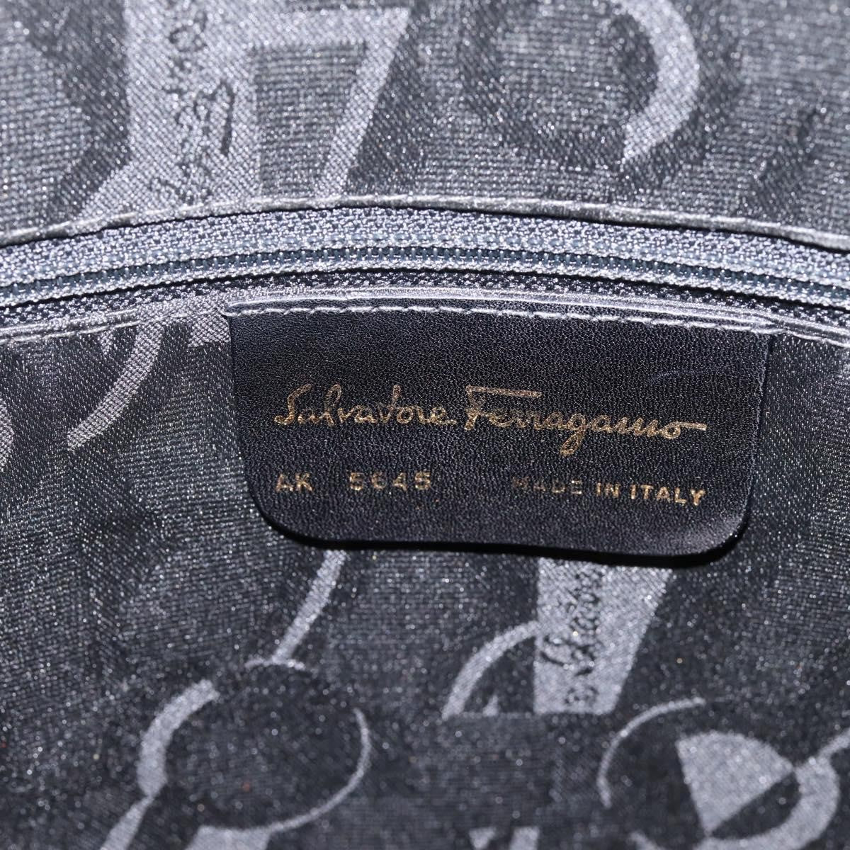 Salvatore Ferragamo Gancini Leather Yellow Leather Handbag (Pre-Owned)