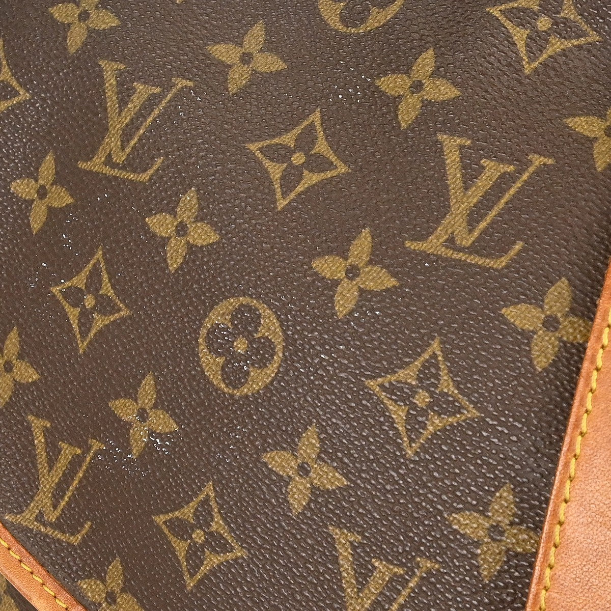 Louis Vuitton Saumur Monogram Canvas Brown Canvas Shoulder Bag Bag (Pre-Owned)