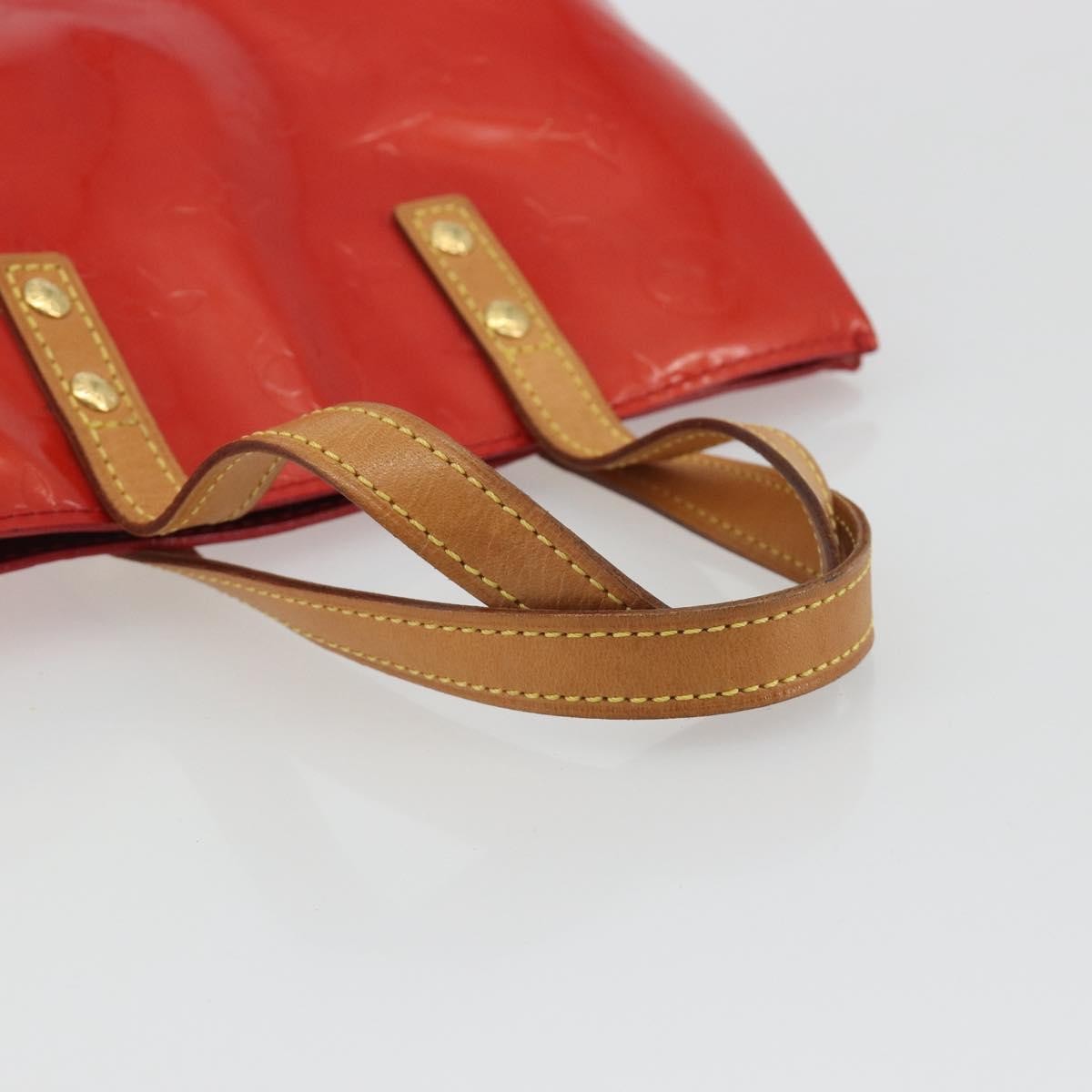 Louis Vuitton Reade Monogram Vernis Red Patent_Leather Handbag (Pre-Owned)