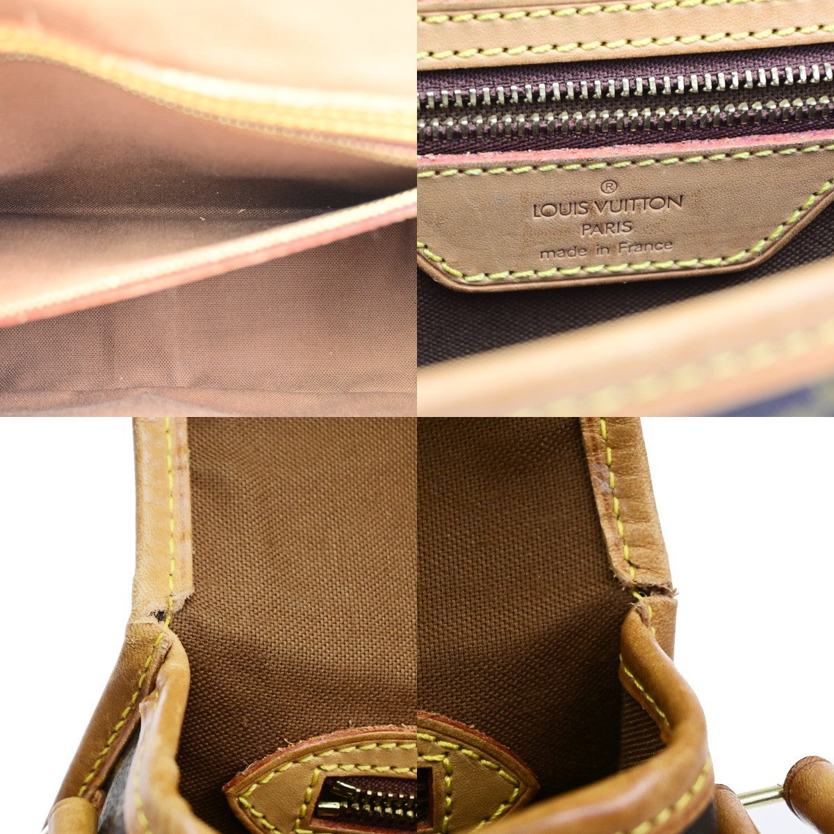Louis Vuitton Sologne Monogram Canvas Brown Canvas Shoulder Bag Bag (Pre-Owned)