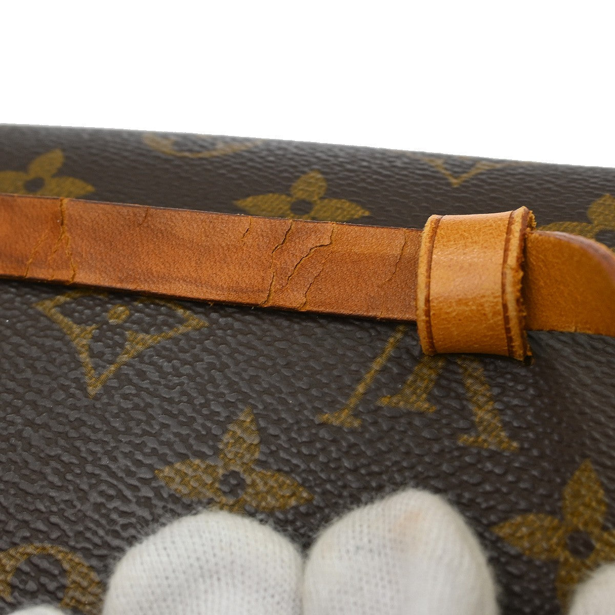 Louis Vuitton Florentine Pochette Monogram Canvas Brown Canvas Clutche & Pouche Bag (Pre-Owned)