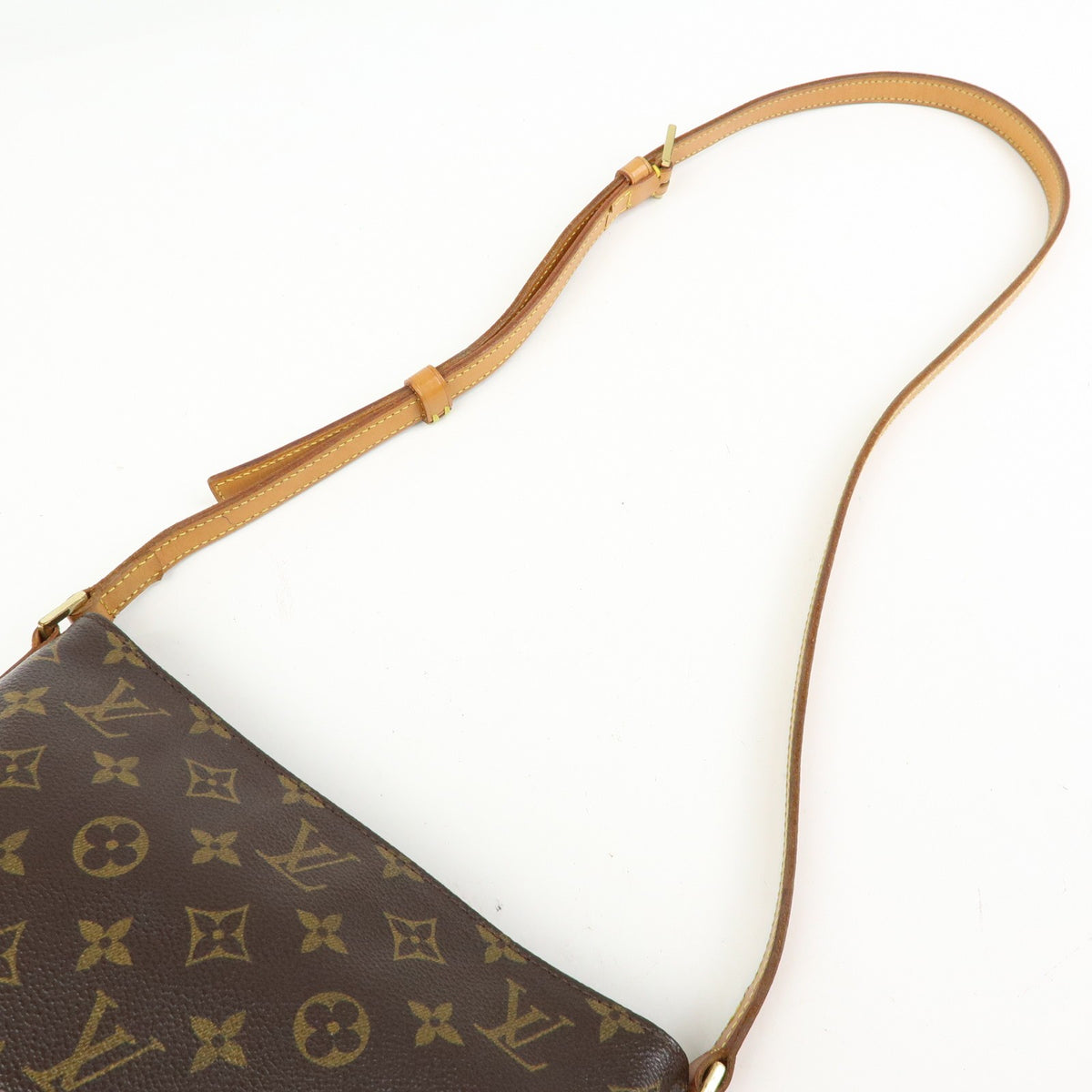 Louis Vuitton Trotteur Monogram Canvas Brown Canvas Handbag (Pre-Owned)
