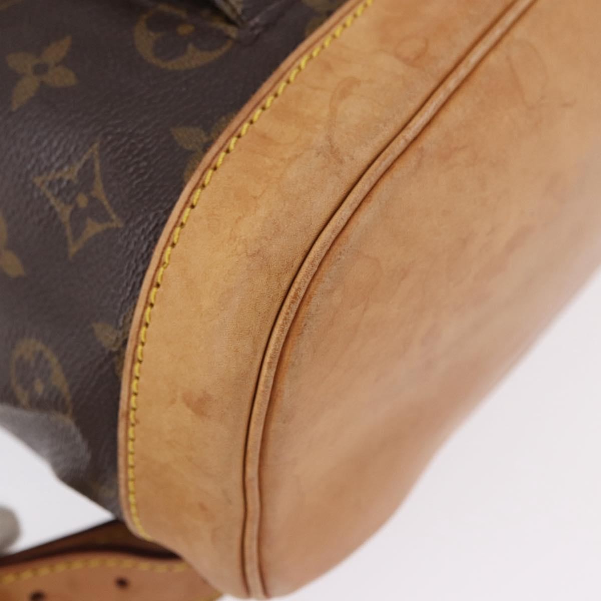 Louis Vuitton Vintage Montsouris Monogram Canvas Brown Canvas Backpack Bag (Pre-Owned)