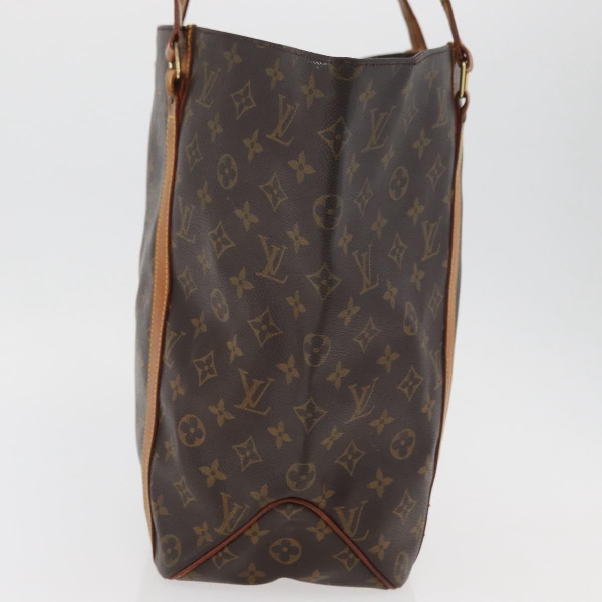 Louis Vuitton Shopping Sac Monogram Canvas Brown Canvas Handbag (Pre-Owned)