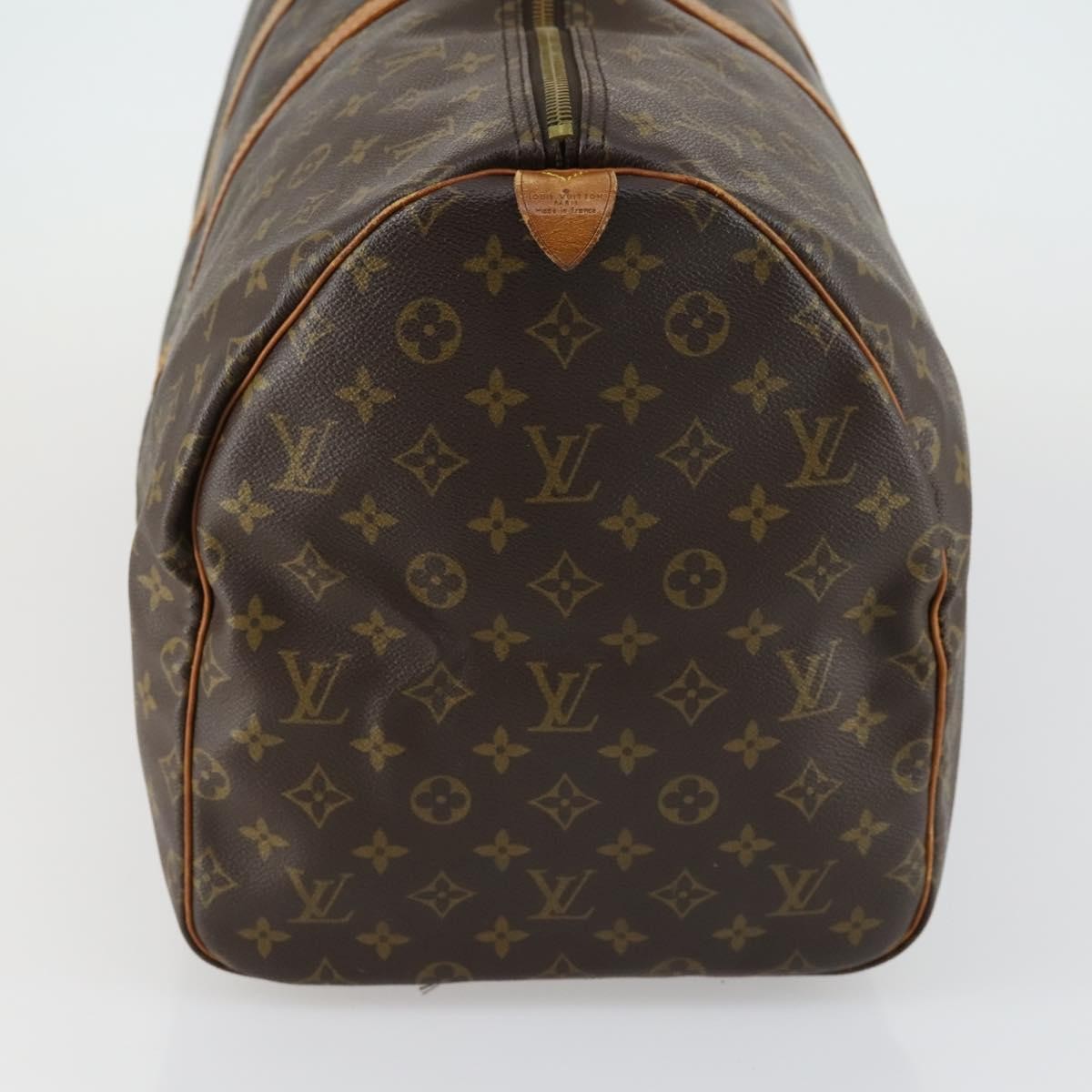 Louis Vuitton Keepall Monogram Canvas Brown Canvas Travel Bag Bag (Pre-Owned)