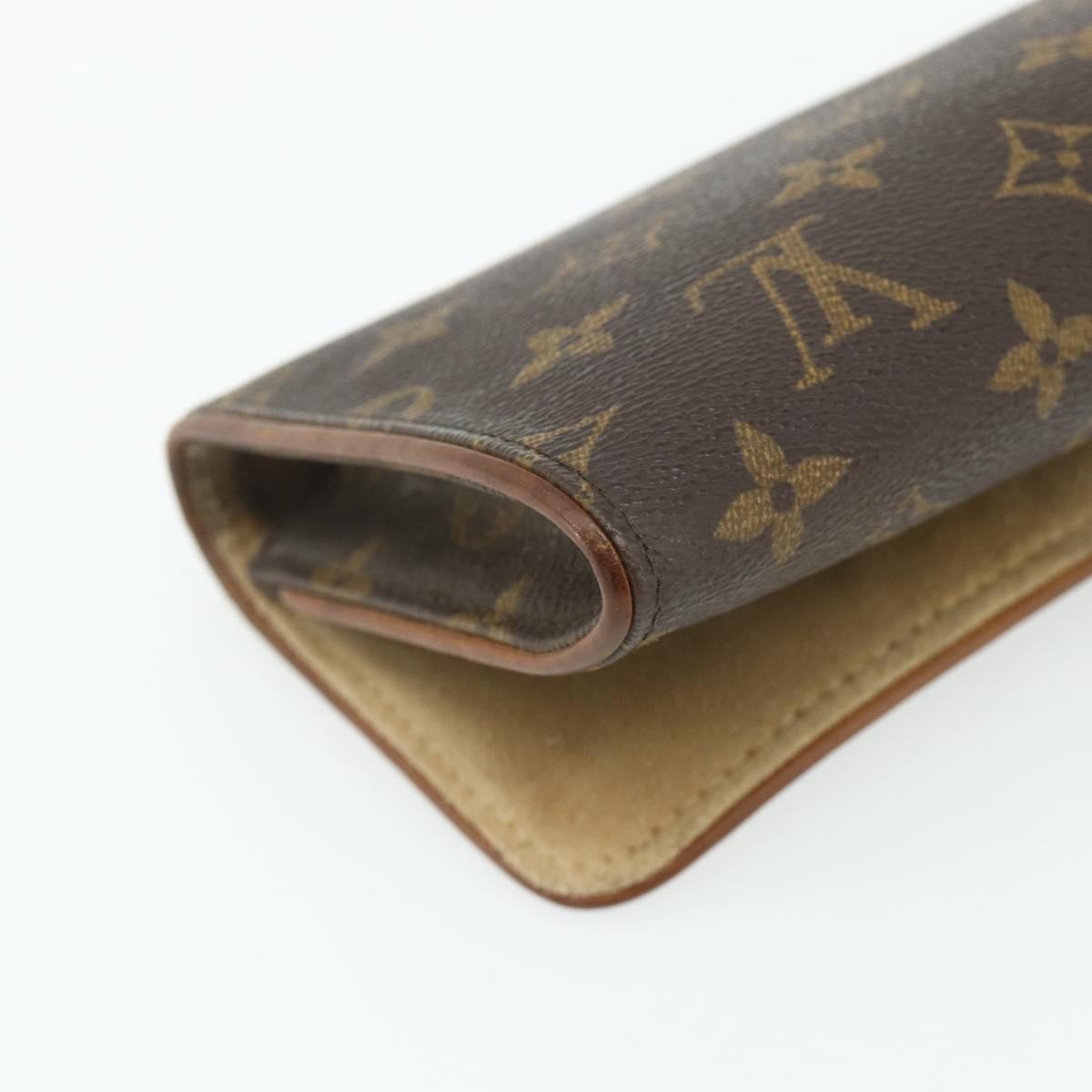 Louis Vuitton Twin Monogram Canvas Brown Canvas Clutche & Pouche Bag (Pre-Owned)