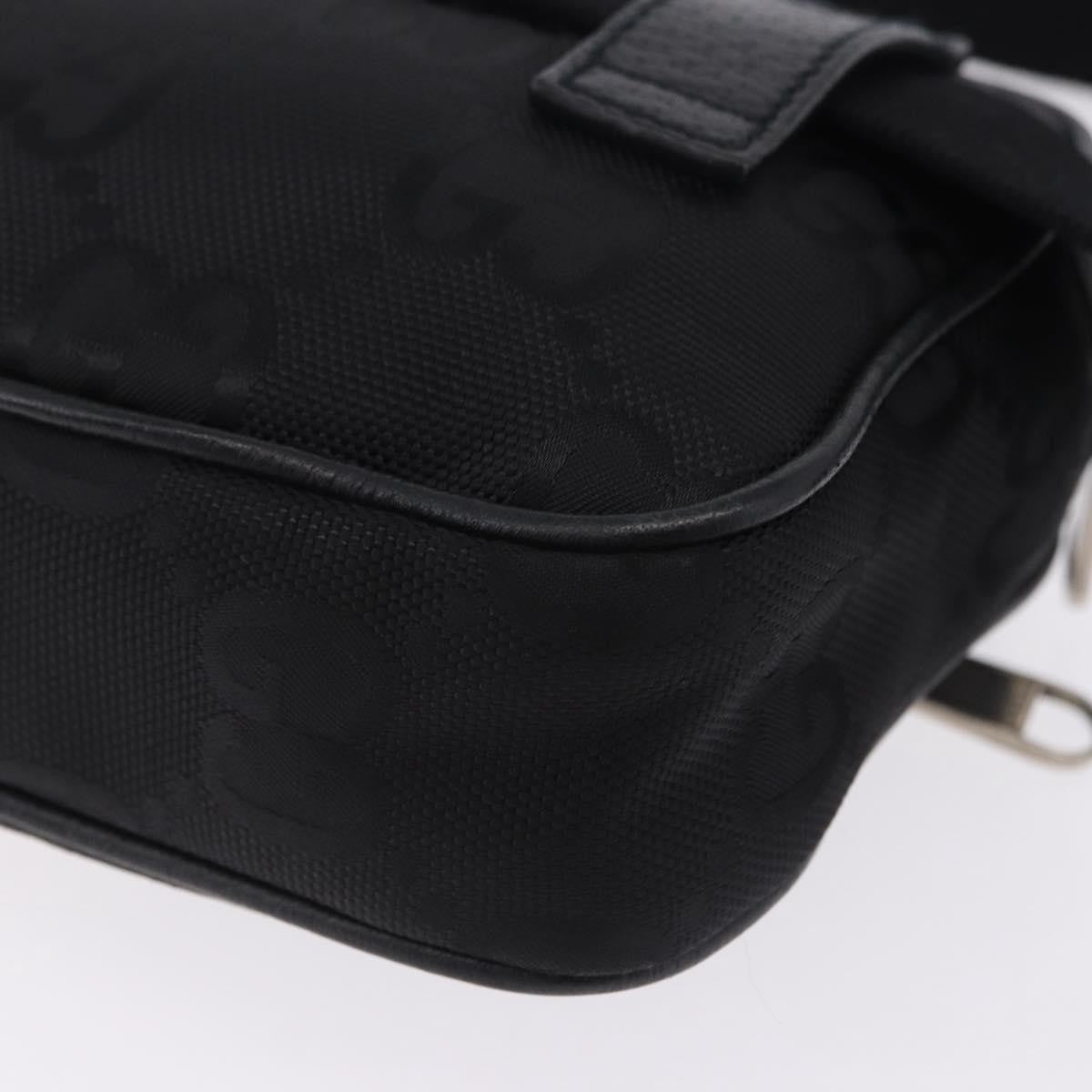 Gucci Off The Grid Belt Gg Econyl Black Canvas Handbag (Pre-Owned)