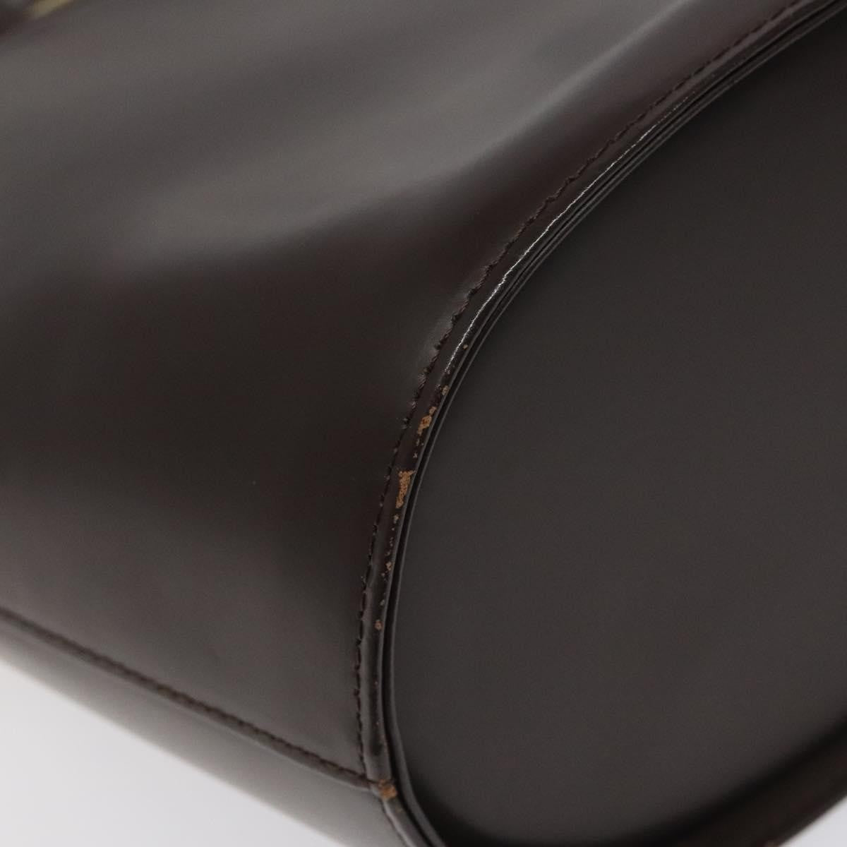 Burberry Nova Check Leather Brown Leather Handbag (Pre-Owned)