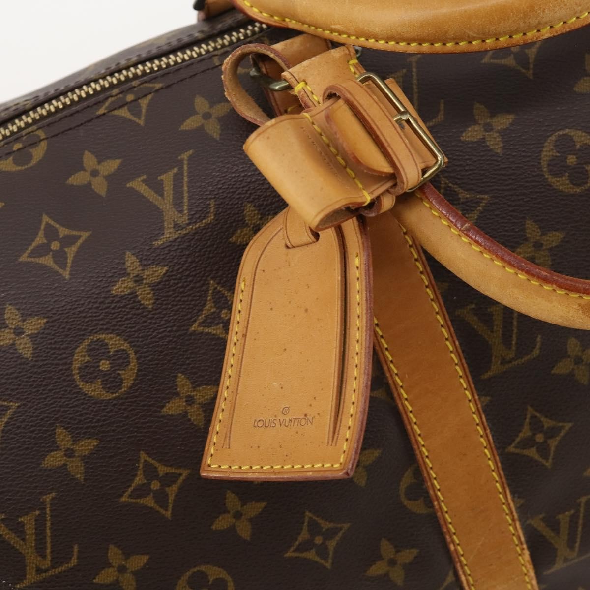 Louis Vuitton Keepall Monogram Canvas Brown Canvas Travel Bag Bag (Pre-Owned)
