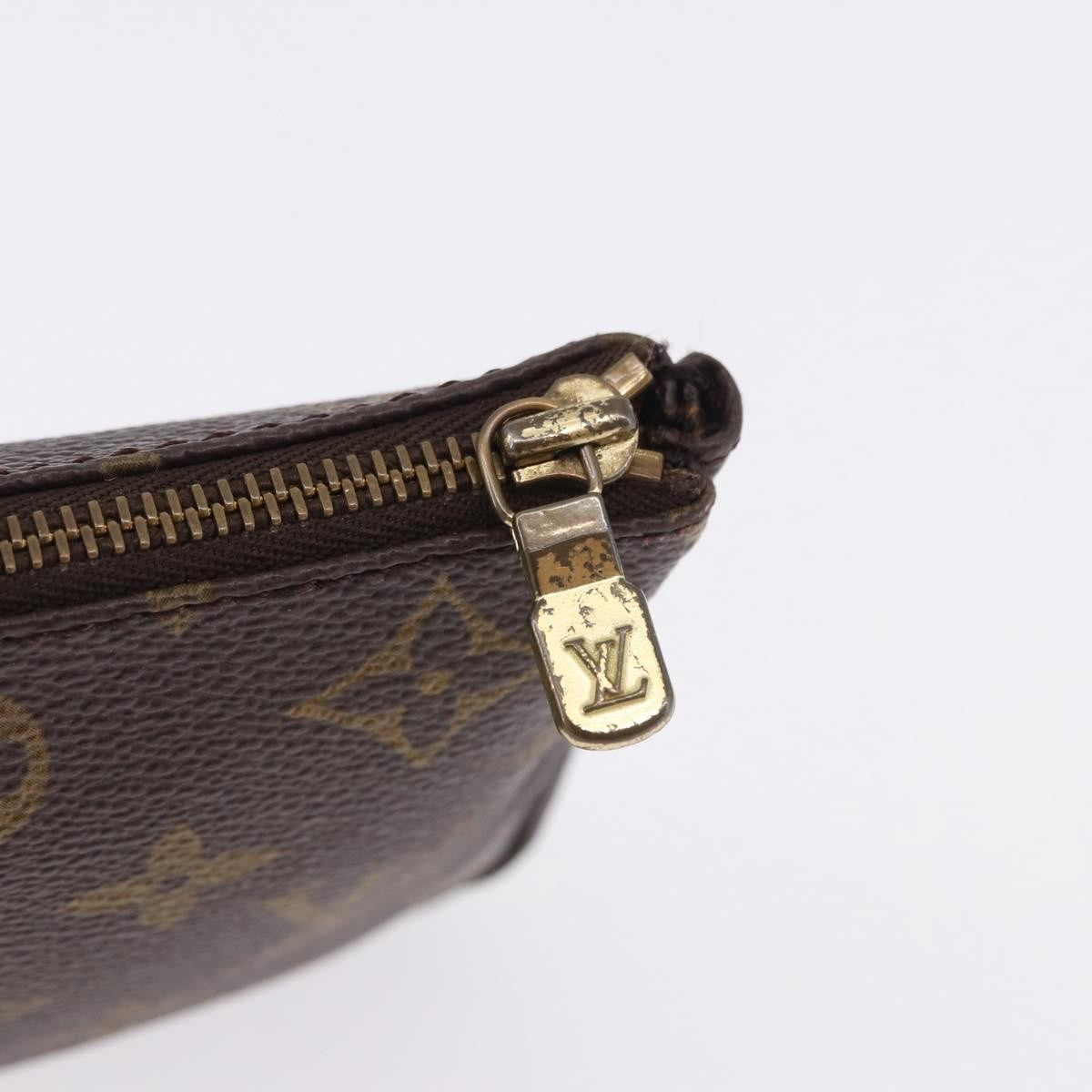 Louis Vuitton Pochette Accessoires Nm Monogram Canvas Brown Canvas Clutche & Pouche Bag (Pre-Owned)