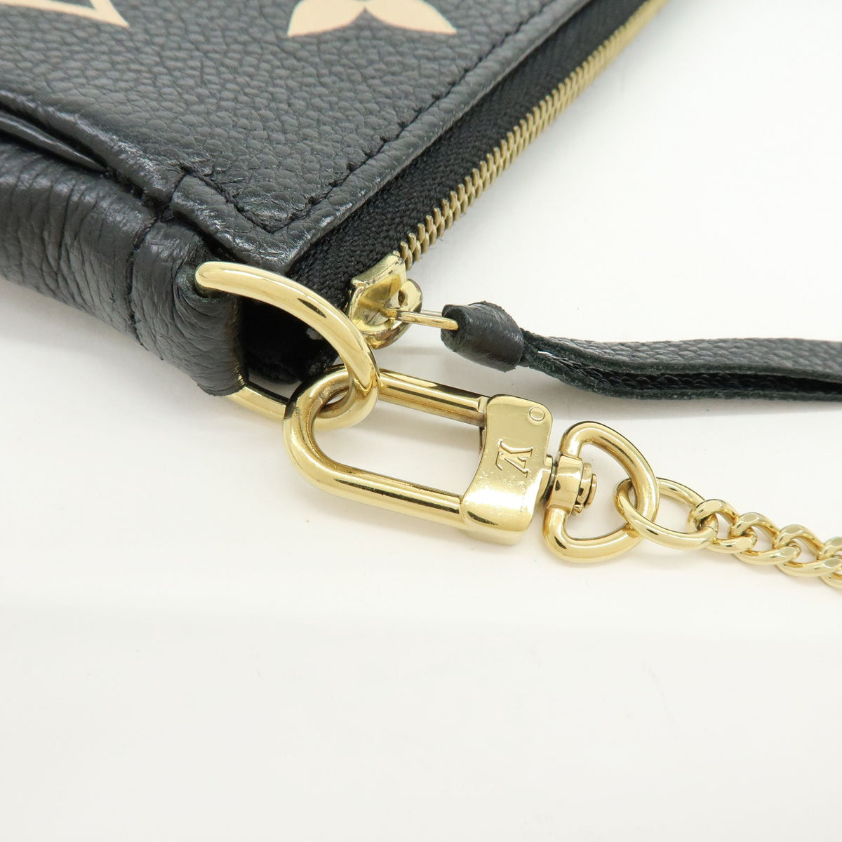 Louis Vuitton Pochette Accessoires Bicolor Monogram Empreinte Giant Black Leather Clutche & Pouche Bag (Pre-Owned)
