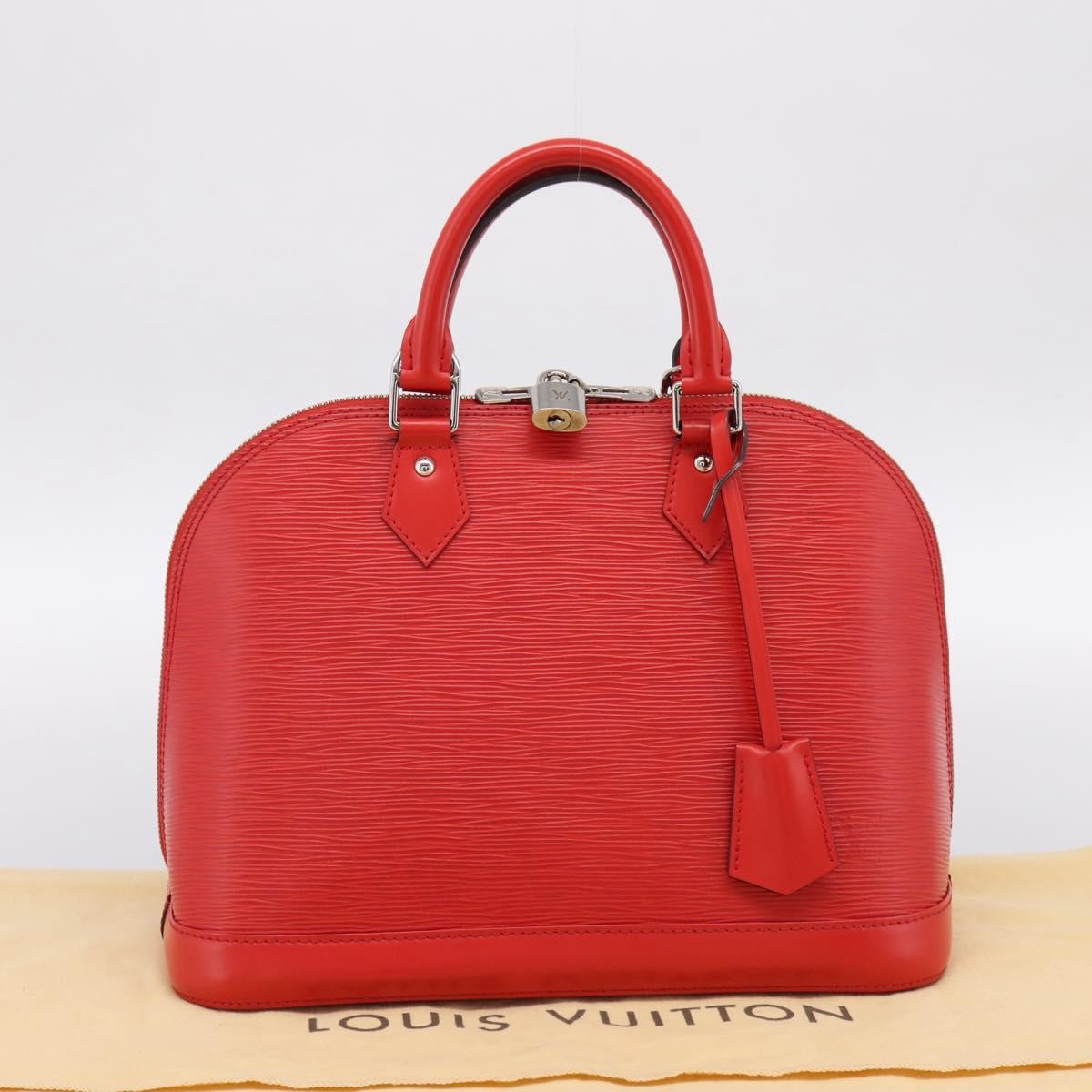 Louis Vuitton Alma Epi Red Leather Handbag (Pre-Owned)