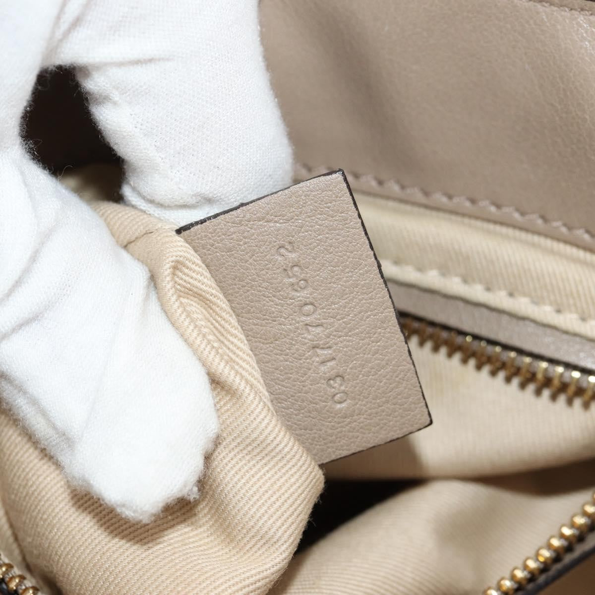 Chloe Faye Leather And Suede Beige Suede Backpack Bag (Pre-Owned)