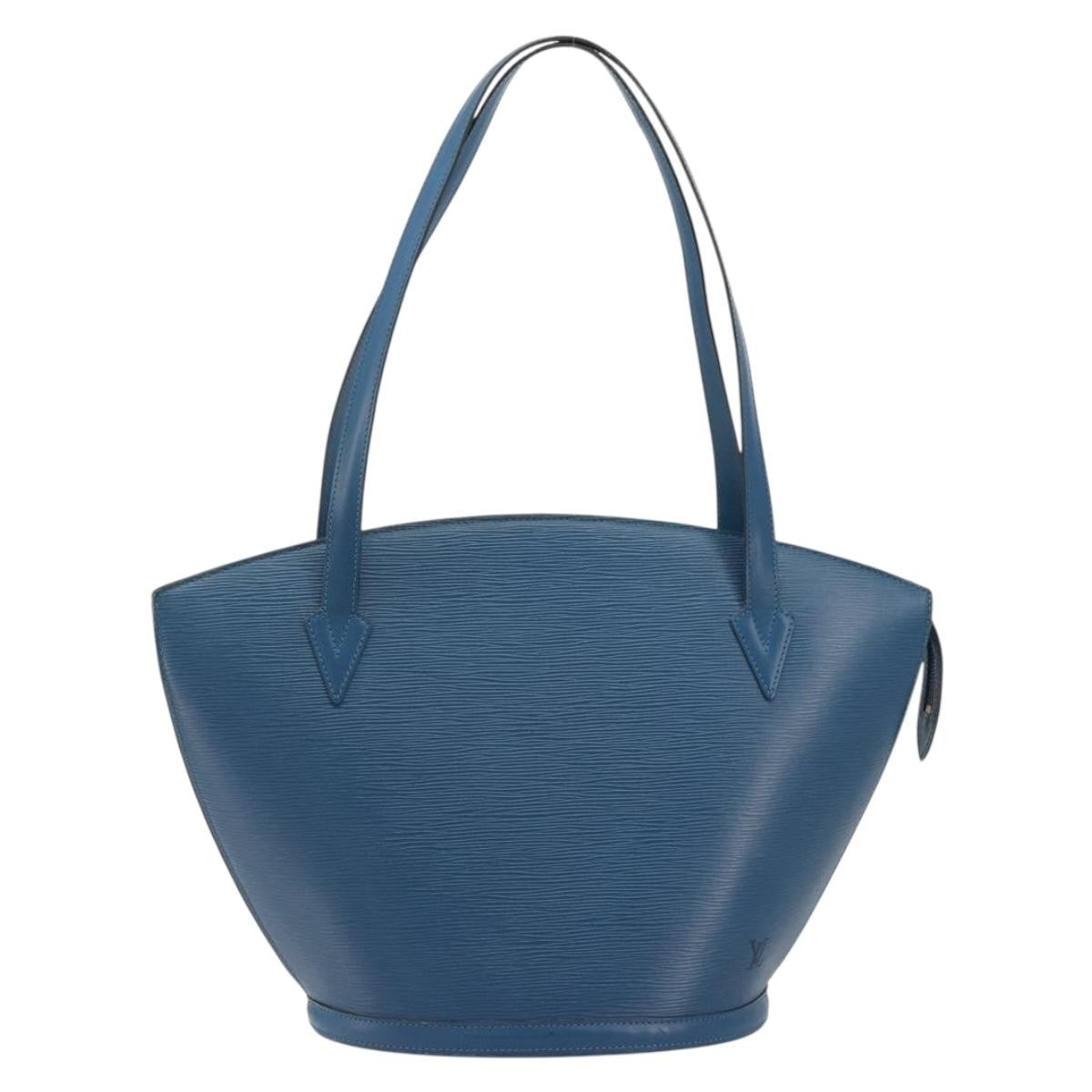 Louis Vuitton Saint Jacques Epi Blue Leather Shoulder Bag Bag (Pre-Owned)
