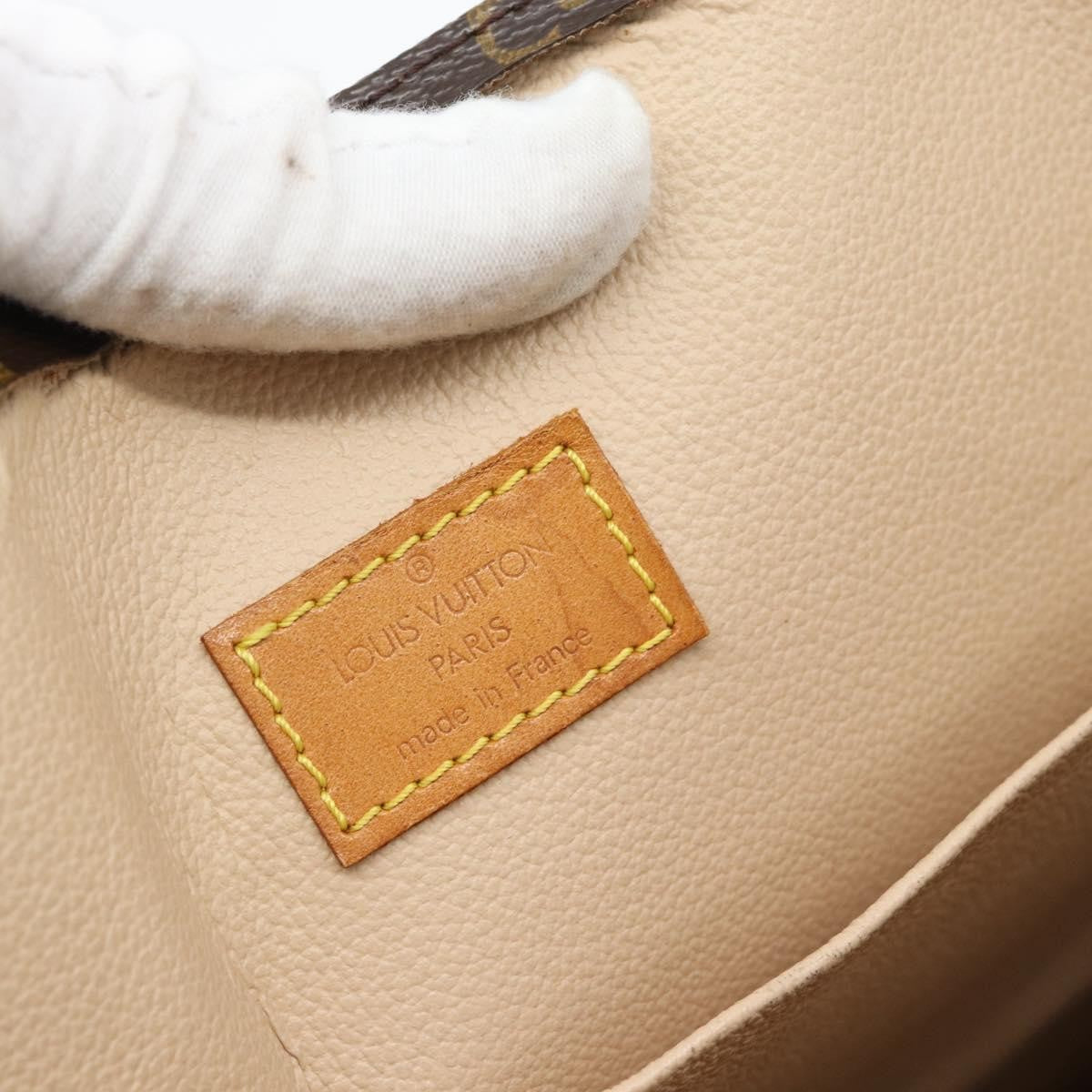 Louis Vuitton Vintage Sac Plat Monogram Canvas Brown Canvas Handbag (Pre-Owned)